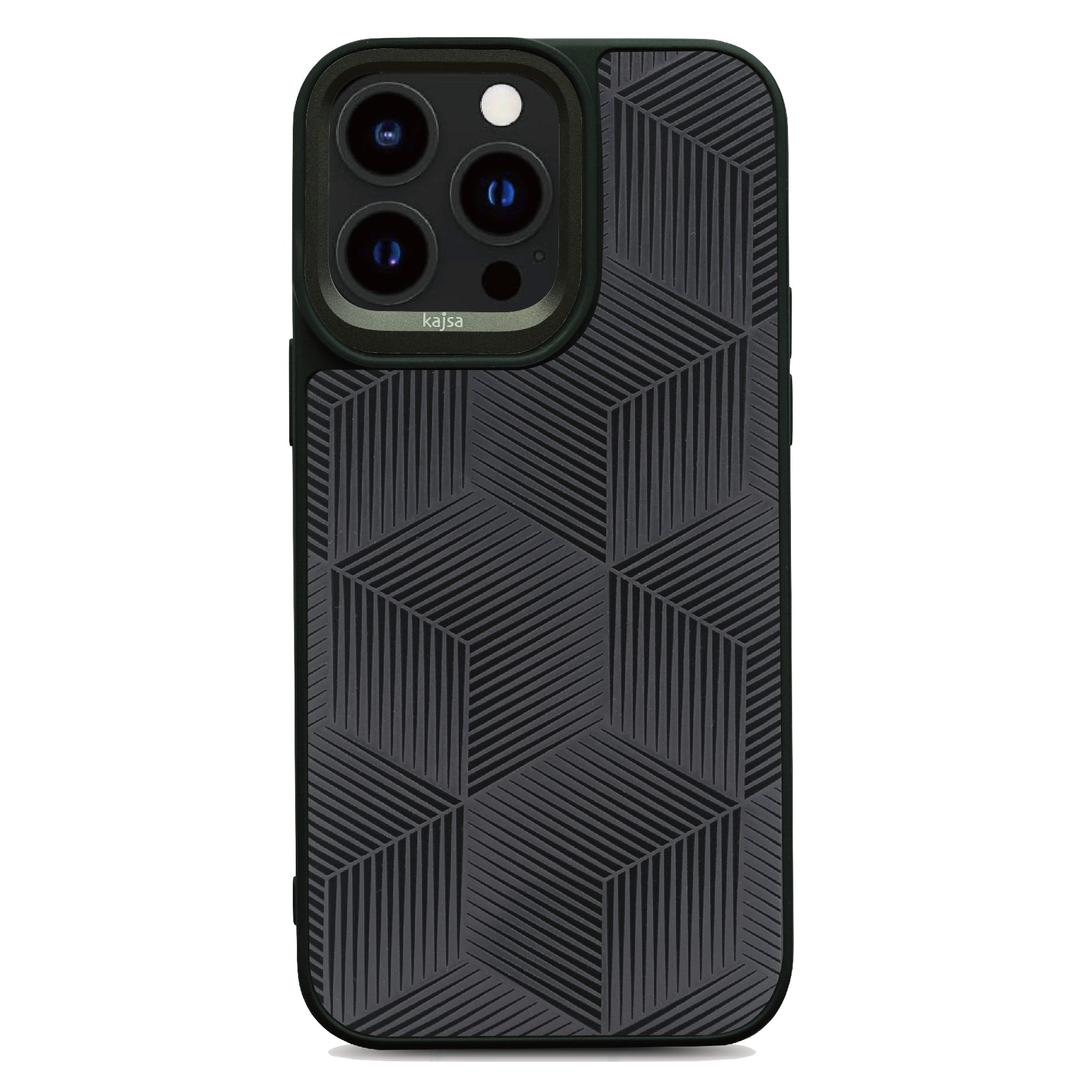 Splendid Series Collection - 3D Cube Pattern Back Case for iPhone 15