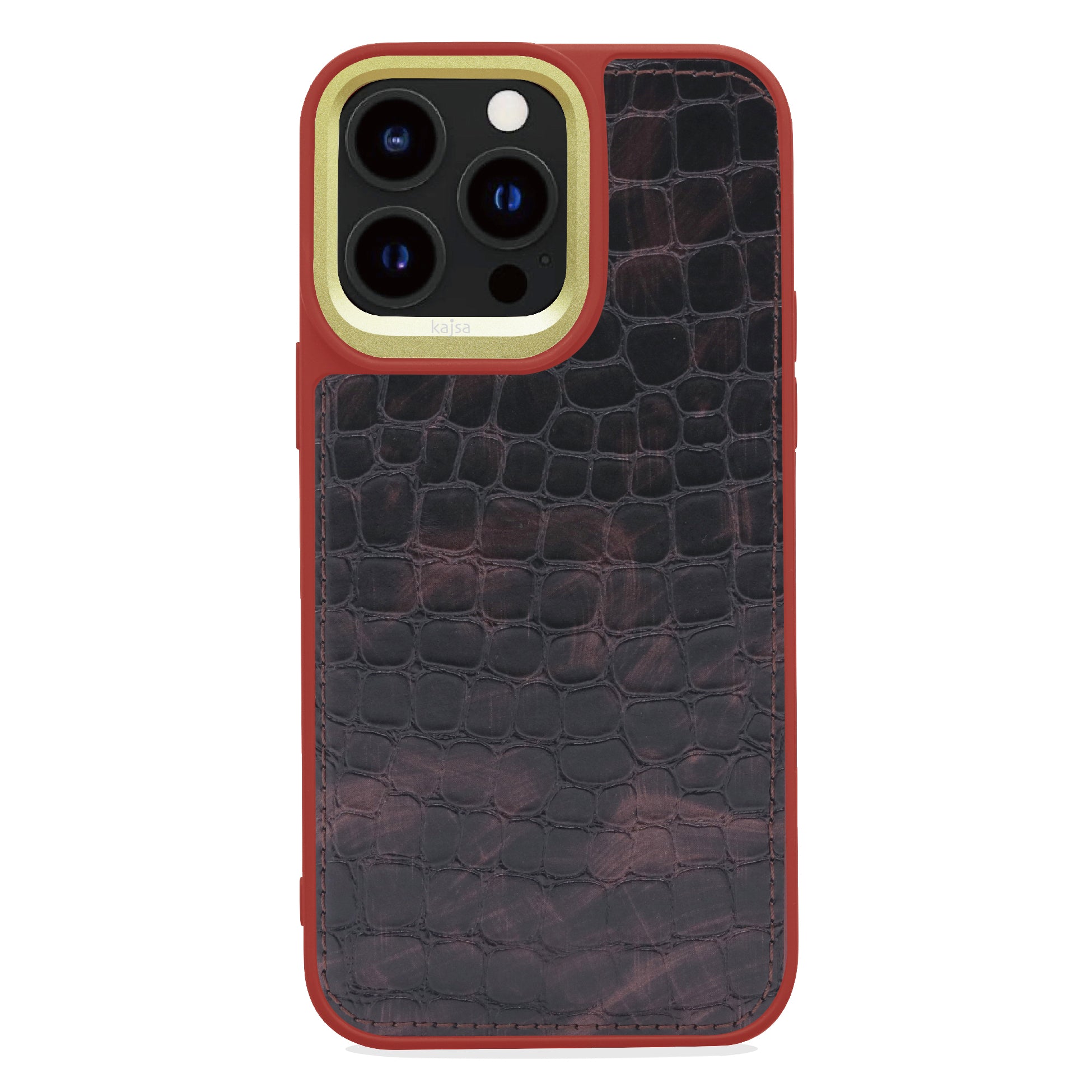 Glamorous Collection - Stone Pattern Back Case for iPhone 15