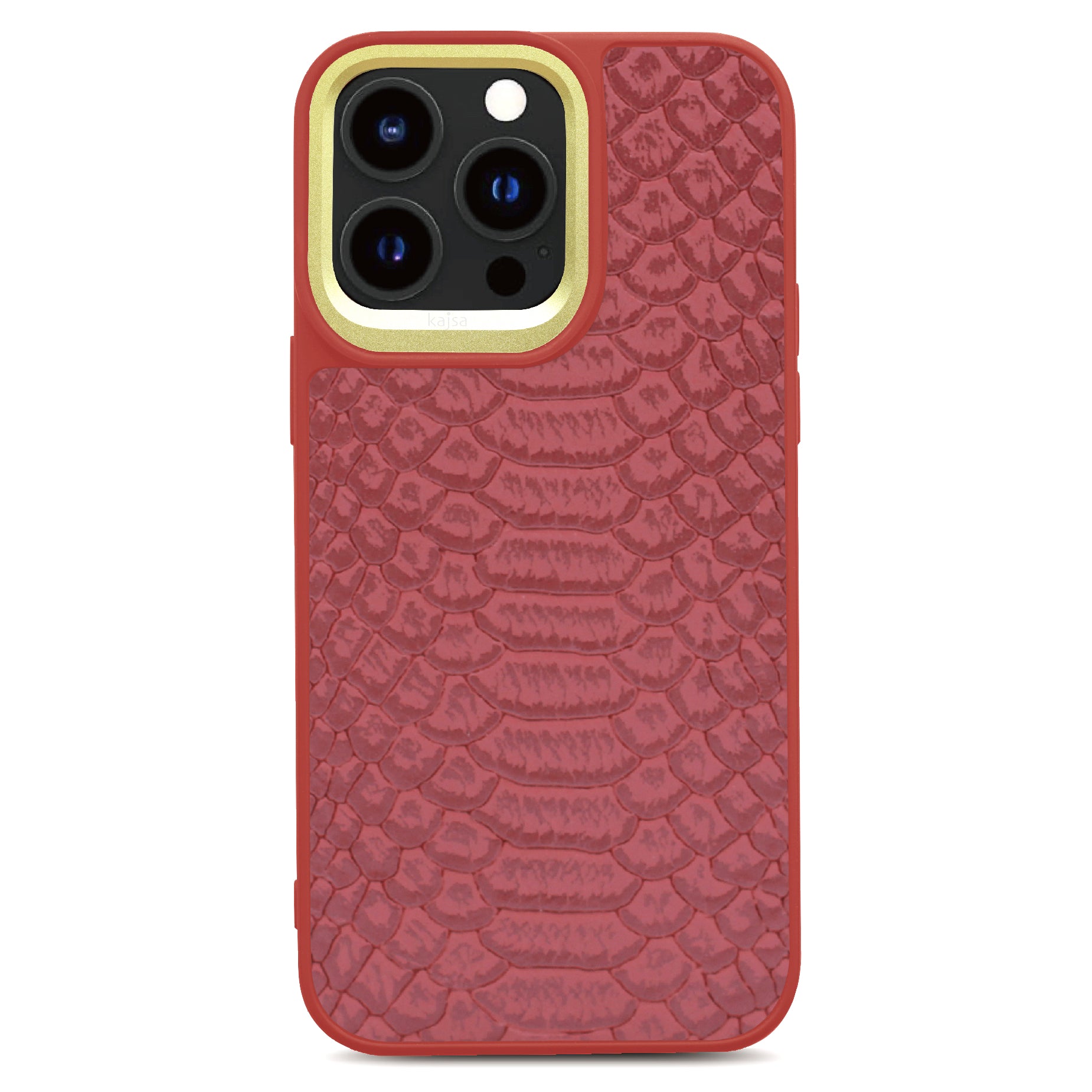 Glamorous Collection - Snake Pattern Back Case for iPhone 15