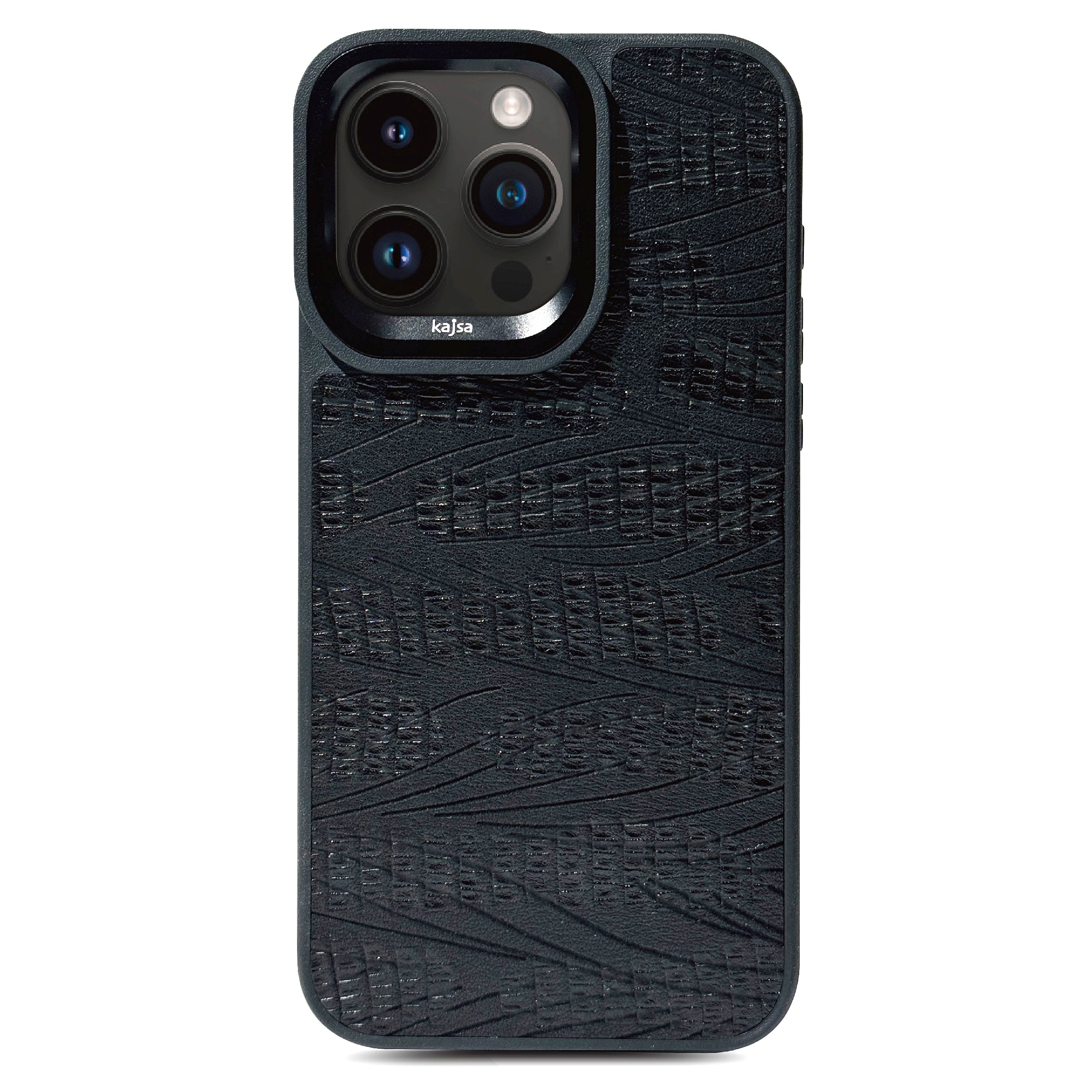 Genuine Leather Dark Series II Back Case for iPhone 15