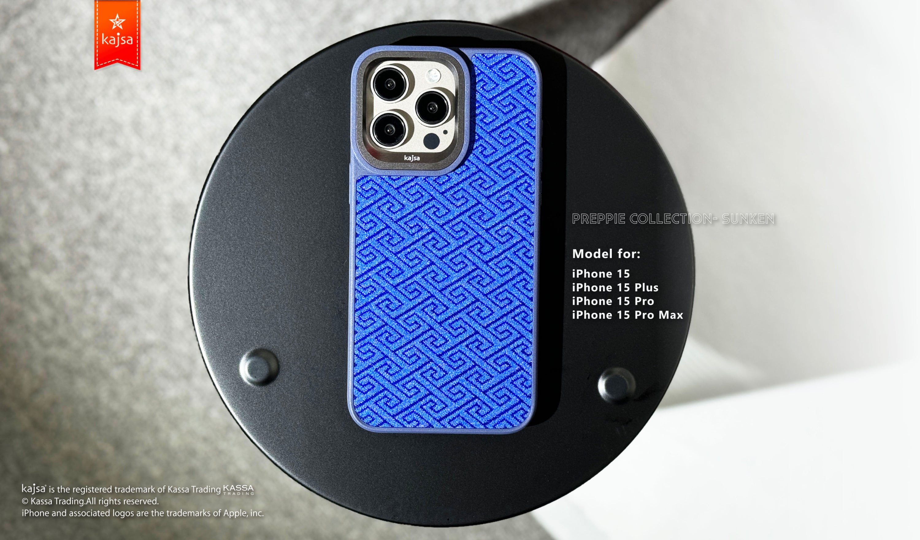 Preppie Collection - Sunken Back Case for iPhone 15