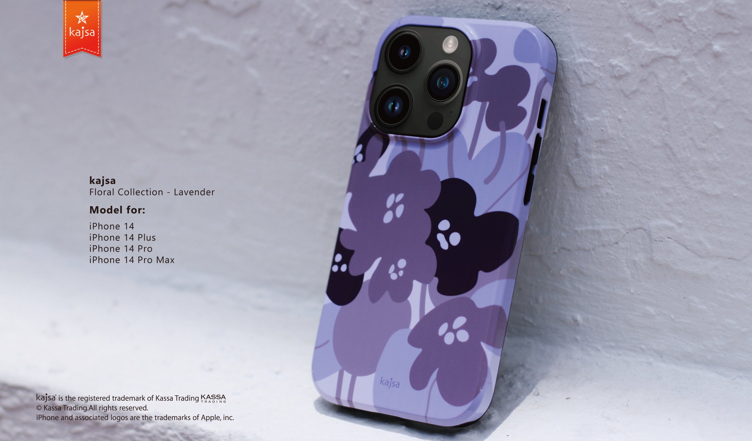 Floral Collection - Lavender Back Case for iPhone 14 (LV5)-Phone Case- phone case - phone cases- phone cover- iphone cover- iphone case- iphone cases- leather case- leather cases- DIYCASE - custom case - leather cover - hand strap case - croco pattern case - snake pattern case - carbon fiber phone case - phone case brand - unique phone case - high quality - phone case brand - protective case - buy phone case hong kong - online buy phone case - iphone‎手機殼 - 客製化手機殼 - samsung ‎手機殼 - 香港手機殼 - 買電話殼