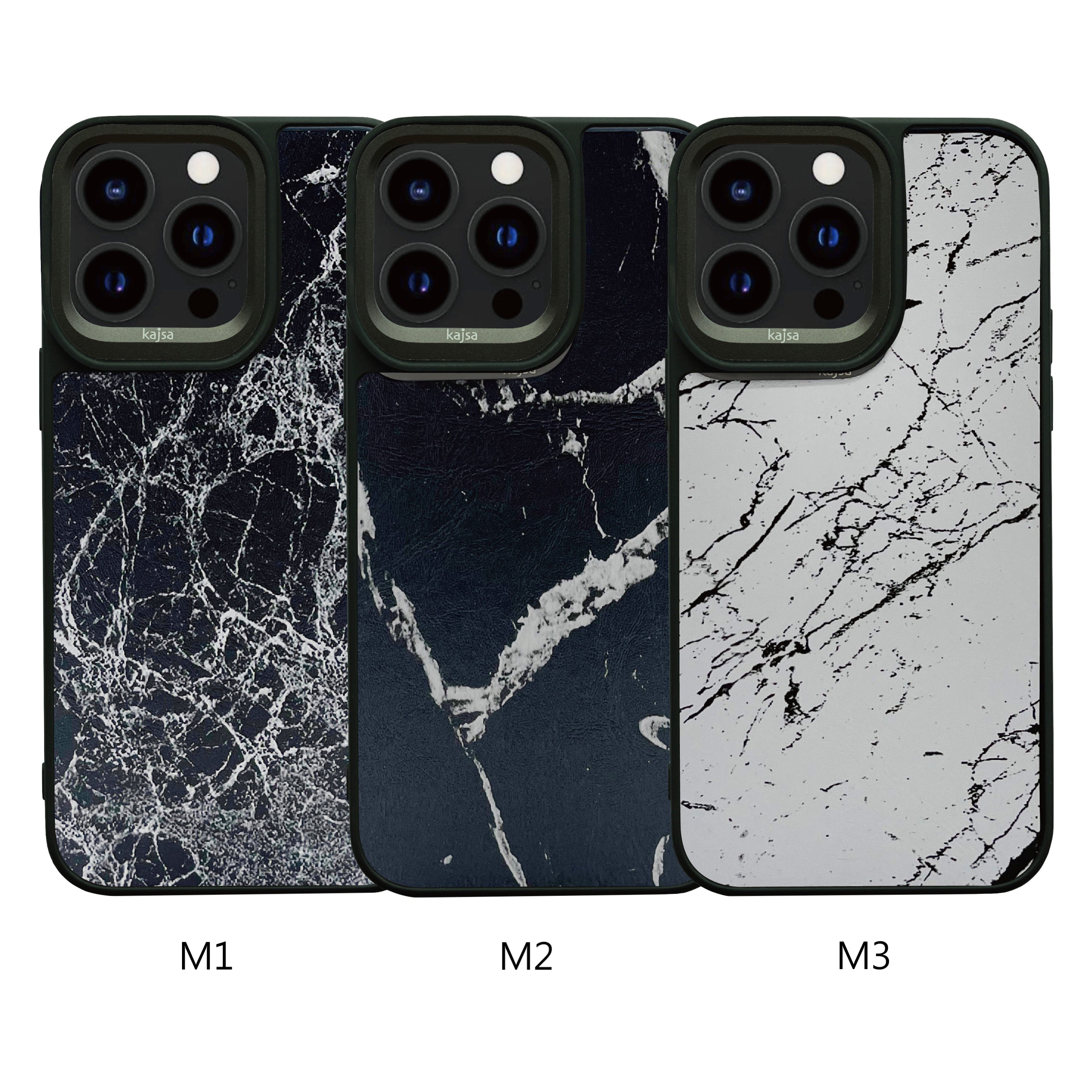 Preppie Collection - Marble PU Back Case for iPhone 15