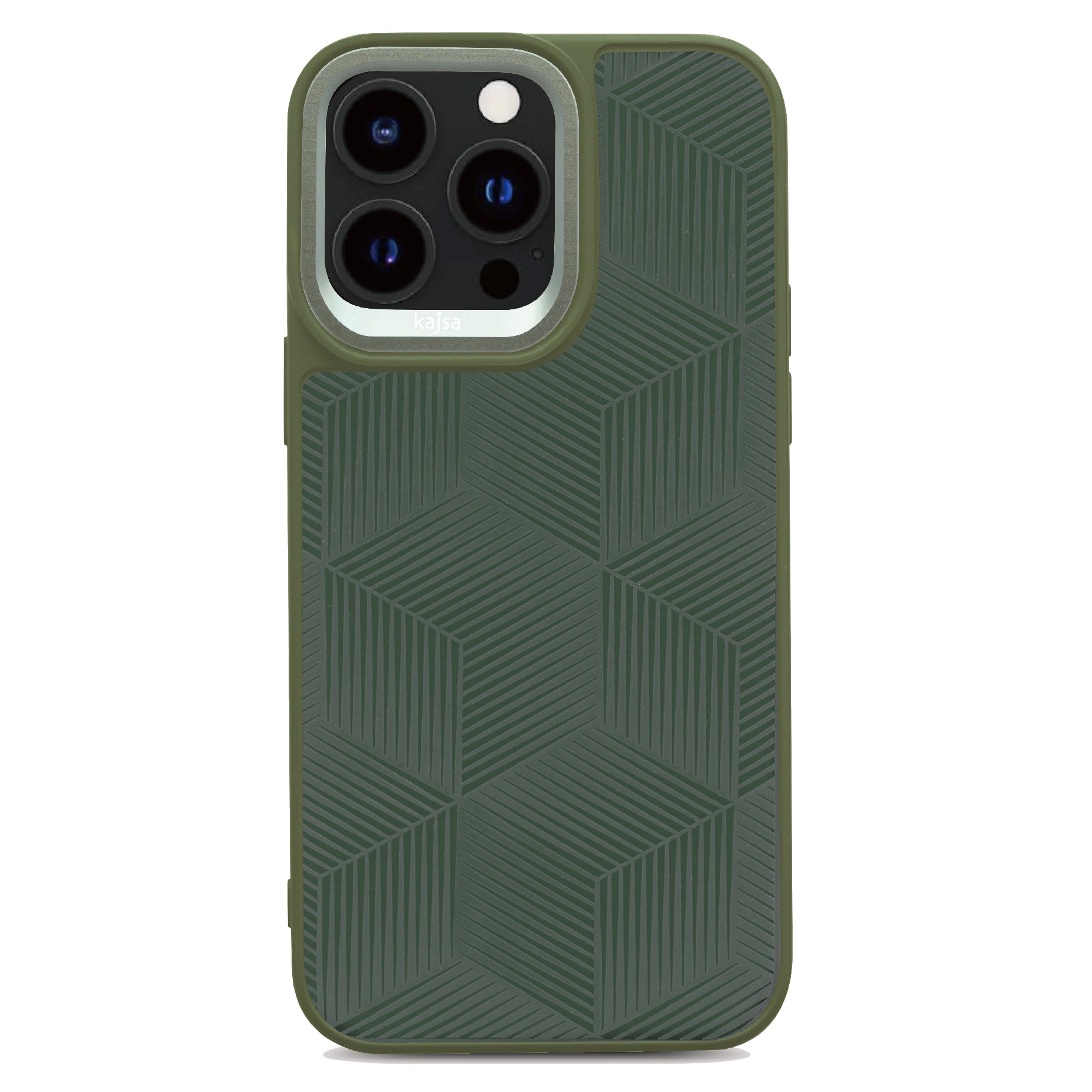 Splendid Series Collection - 3D Cube Pattern Back Case for iPhone 15