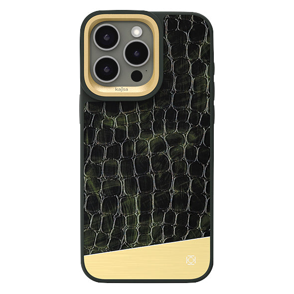 Glamorous Collection - Titanium Stone Back Case for iPhone 15