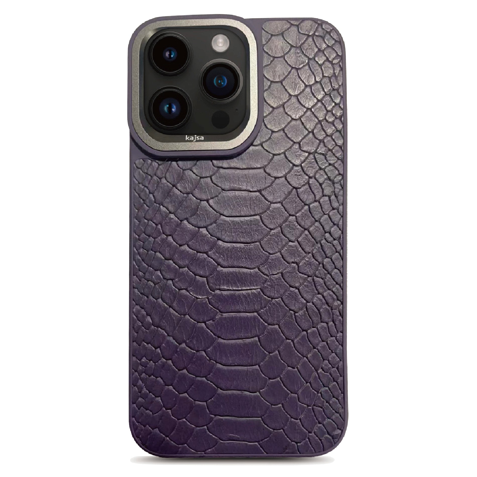 Glamorous Collection - Snake Pattern Back Case for iPhone 15