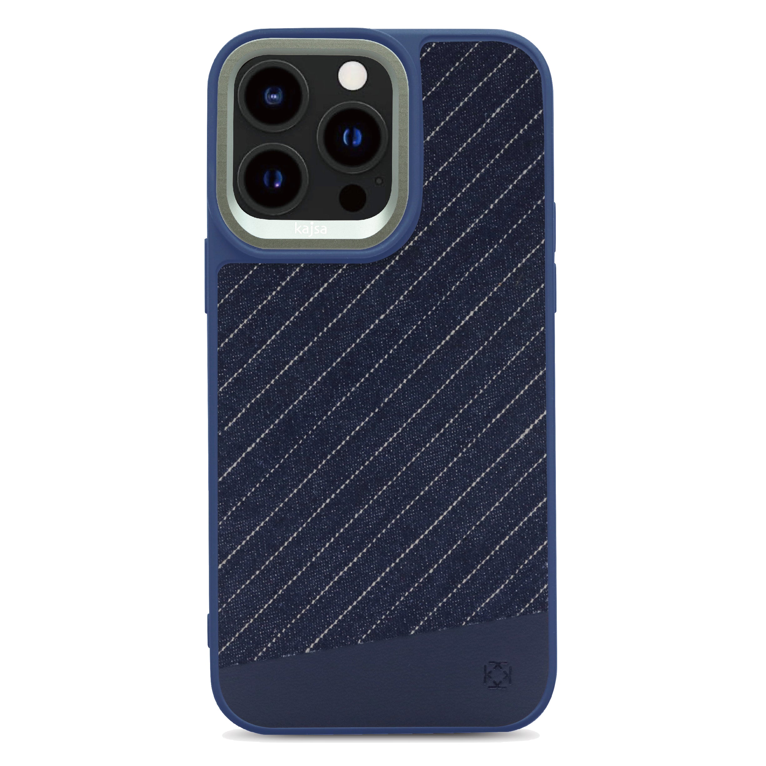 Denim Collection - Stripe Gentleman Back Case for iPhone 15