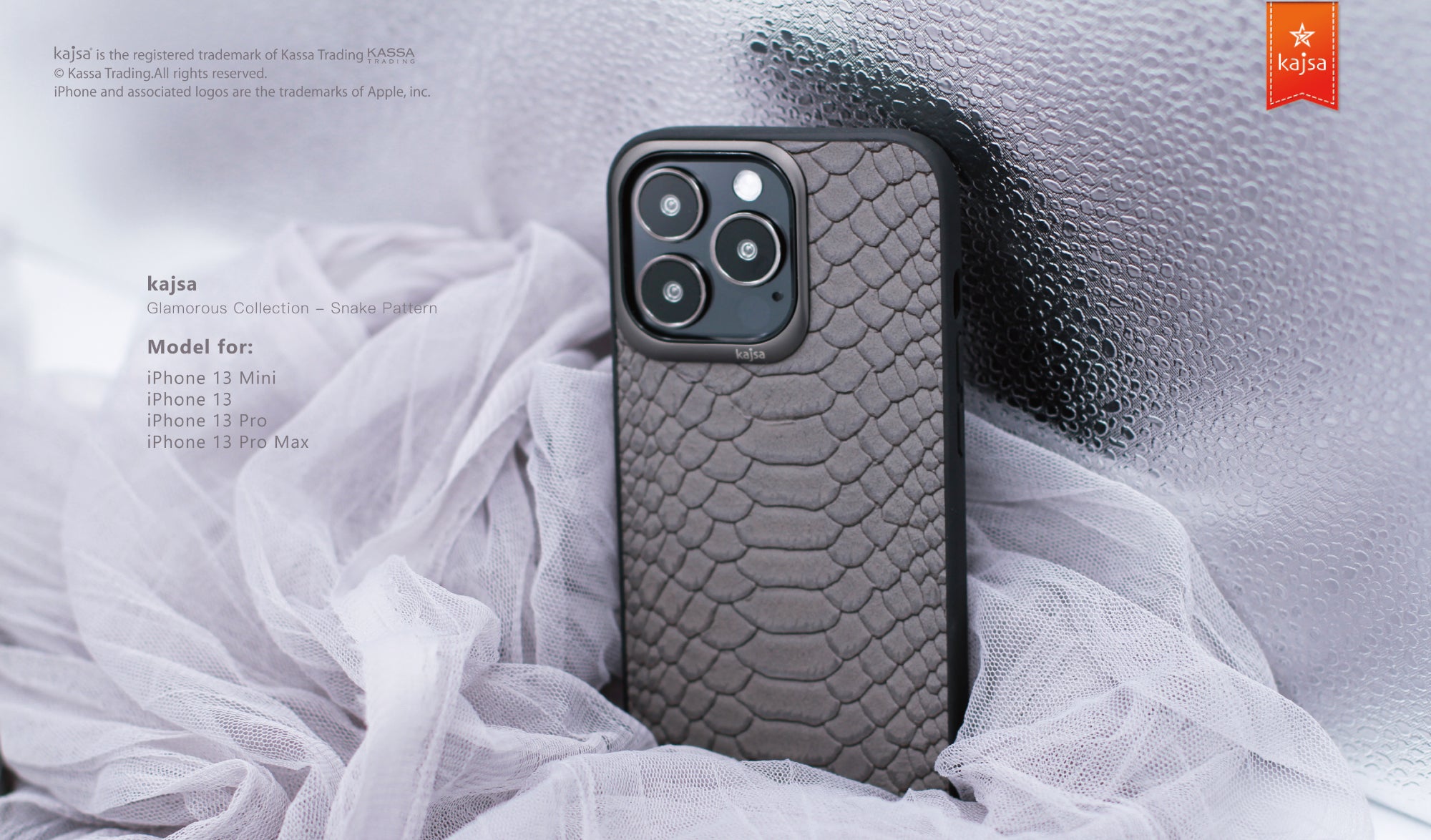 Glamorous Collection - Snake Pattern Back Case for iPhone 13-Phone Case- phone case - phone cases- phone cover- iphone cover- iphone case- iphone cases- leather case- leather cases- DIYCASE - custom case - leather cover - hand strap case - croco pattern case - snake pattern case - carbon fiber phone case - phone case brand - unique phone case - high quality - phone case brand - protective case - buy phone case hong kong - online buy phone case - iphone‎手機殼 - 客製化手機殼 - samsung ‎手機殼 - 香港手機殼 - 買電話殼