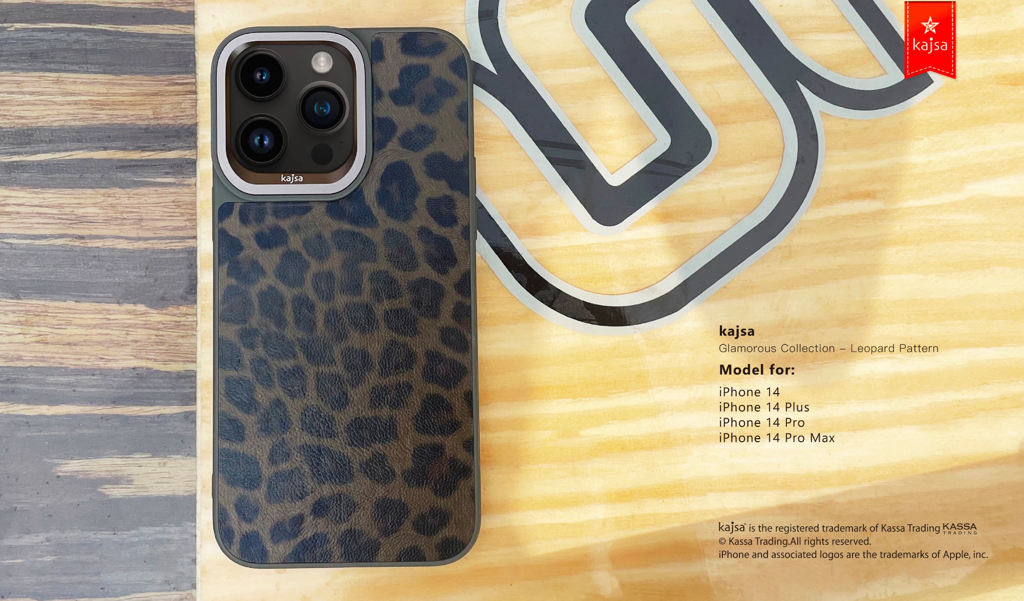 Glamorous Collection - Leopard Pattern Back Case for iPhone 14-Phone Case- phone case - phone cases- phone cover- iphone cover- iphone case- iphone cases- leather case- leather cases- DIYCASE - custom case - leather cover - hand strap case - croco pattern case - snake pattern case - carbon fiber phone case - phone case brand - unique phone case - high quality - phone case brand - protective case - buy phone case hong kong - online buy phone case - iphone‎手機殼 - 客製化手機殼 - samsung ‎手機殼 - 香港手機殼 - 買電話殼