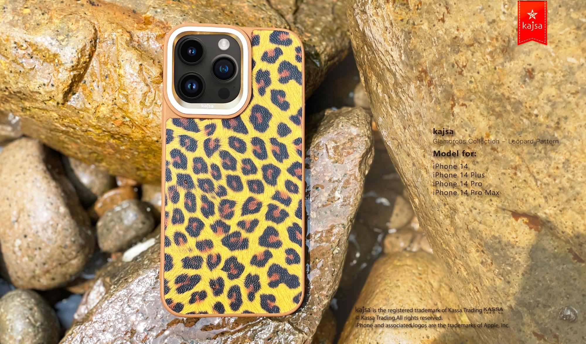 Glamorous Collection - Leopard Pattern Back Case for iPhone 14-Phone Case- phone case - phone cases- phone cover- iphone cover- iphone case- iphone cases- leather case- leather cases- DIYCASE - custom case - leather cover - hand strap case - croco pattern case - snake pattern case - carbon fiber phone case - phone case brand - unique phone case - high quality - phone case brand - protective case - buy phone case hong kong - online buy phone case - iphone‎手機殼 - 客製化手機殼 - samsung ‎手機殼 - 香港手機殼 - 買電話殼