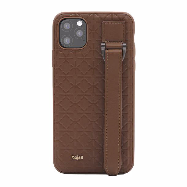 Neo Classic Collection - Mono K Hand Strap Back Case for iPhone 11 / 11 Pro / 11 Pro Max-Phone Case- phone case - phone cases- phone cover- iphone cover- iphone case- iphone cases- leather case- leather cases- DIYCASE - custom case - leather cover - hand strap case - croco pattern case - snake pattern case - carbon fiber phone case - phone case brand - unique phone case - high quality - phone case brand - protective case - buy phone case hong kong - online buy phone case - iphone‎手機殼 - 客製化手機殼 - samsung ‎手機殼