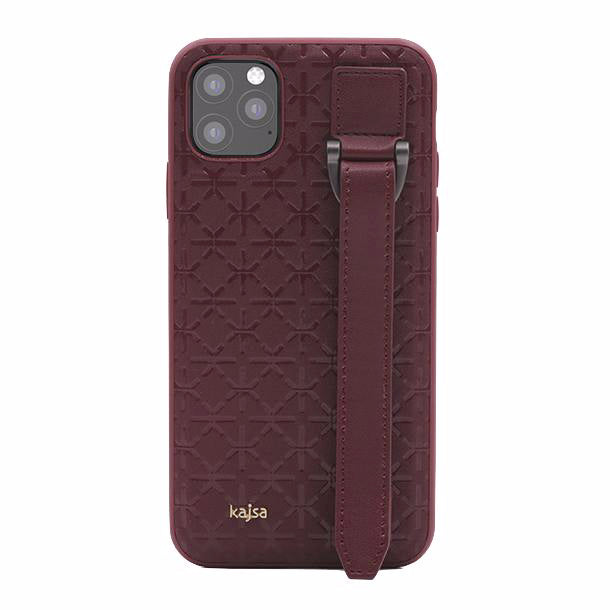 Neo Classic Collection - Mono K Hand Strap Back Case for iPhone 11 / 11 Pro / 11 Pro Max-Phone Case- phone case - phone cases- phone cover- iphone cover- iphone case- iphone cases- leather case- leather cases- DIYCASE - custom case - leather cover - hand strap case - croco pattern case - snake pattern case - carbon fiber phone case - phone case brand - unique phone case - high quality - phone case brand - protective case - buy phone case hong kong - online buy phone case - iphone‎手機殼 - 客製化手機殼 - samsung ‎手機殼