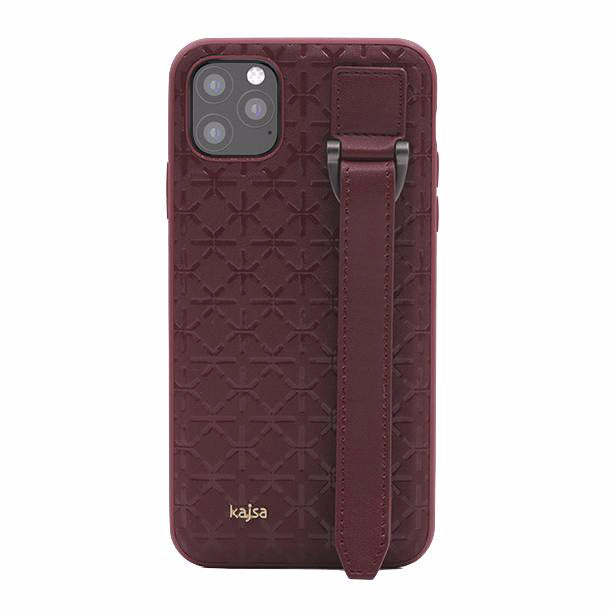 Neo Classic Collection - Mono K Hand Strap Back Case for iPhone 11 / 11 Pro / 11 Pro Max-Phone Case- phone case - phone cases- phone cover- iphone cover- iphone case- iphone cases- leather case- leather cases- DIYCASE - custom case - leather cover - hand strap case - croco pattern case - snake pattern case - carbon fiber phone case - phone case brand - unique phone case - high quality - phone case brand - protective case - buy phone case hong kong - online buy phone case - iphone手機殼 - 客製化手機殼 - samsung 手機殼