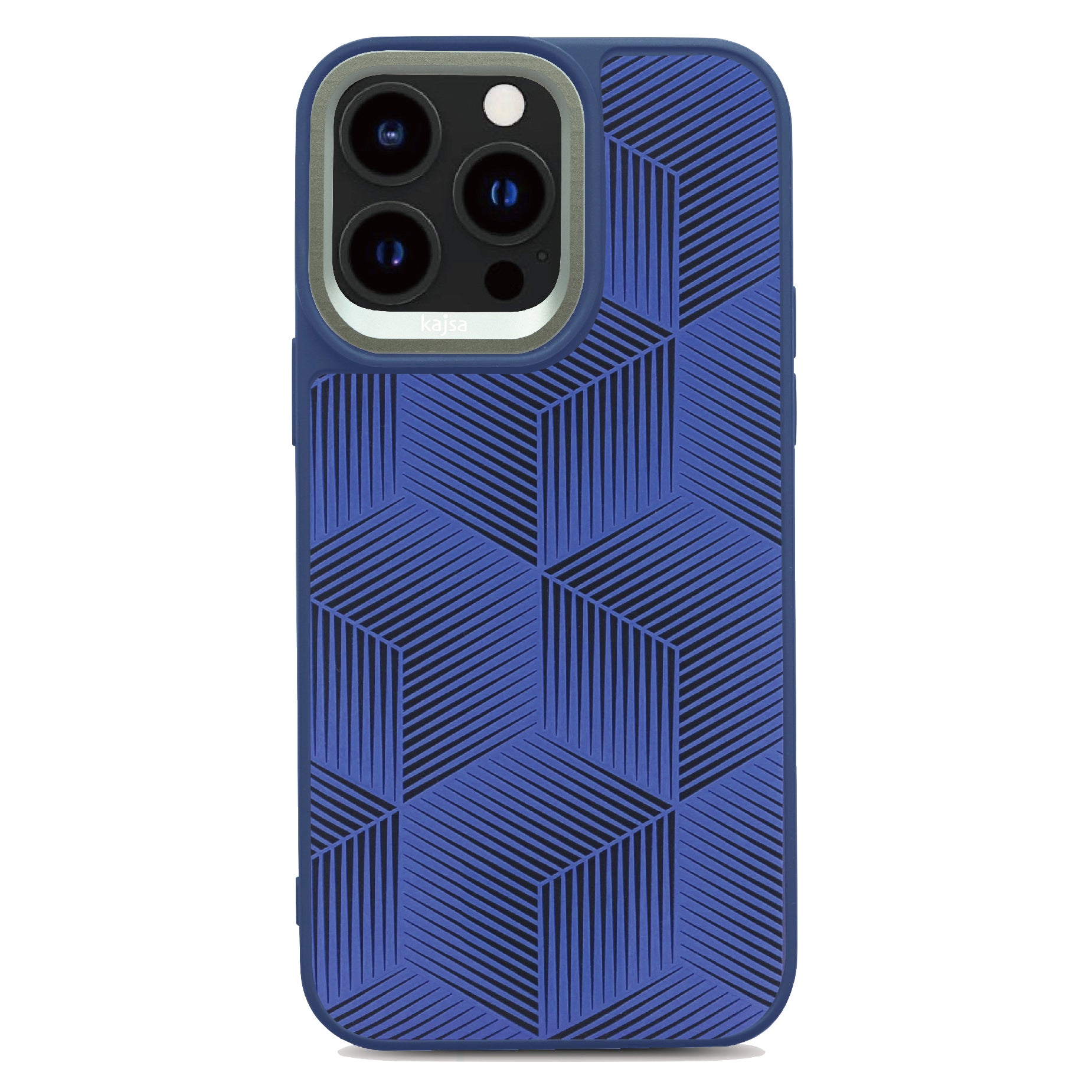 Splendid Series Collection - 3D Cube Pattern Back Case for iPhone 15