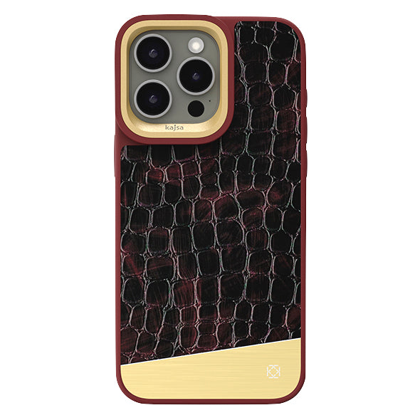 Glamorous Collection - Titanium Stone Back Case for iPhone 15