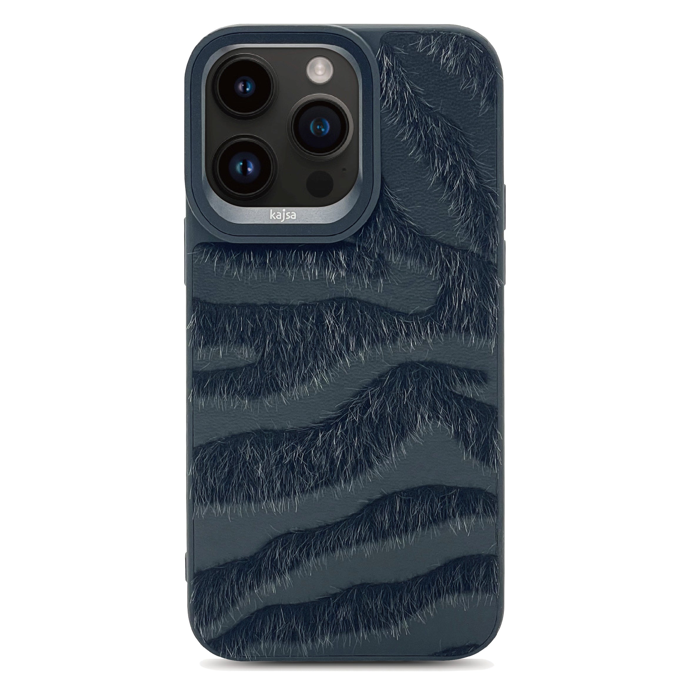 Glamorous Collection - Furry Animal Back Case for iPhone 15