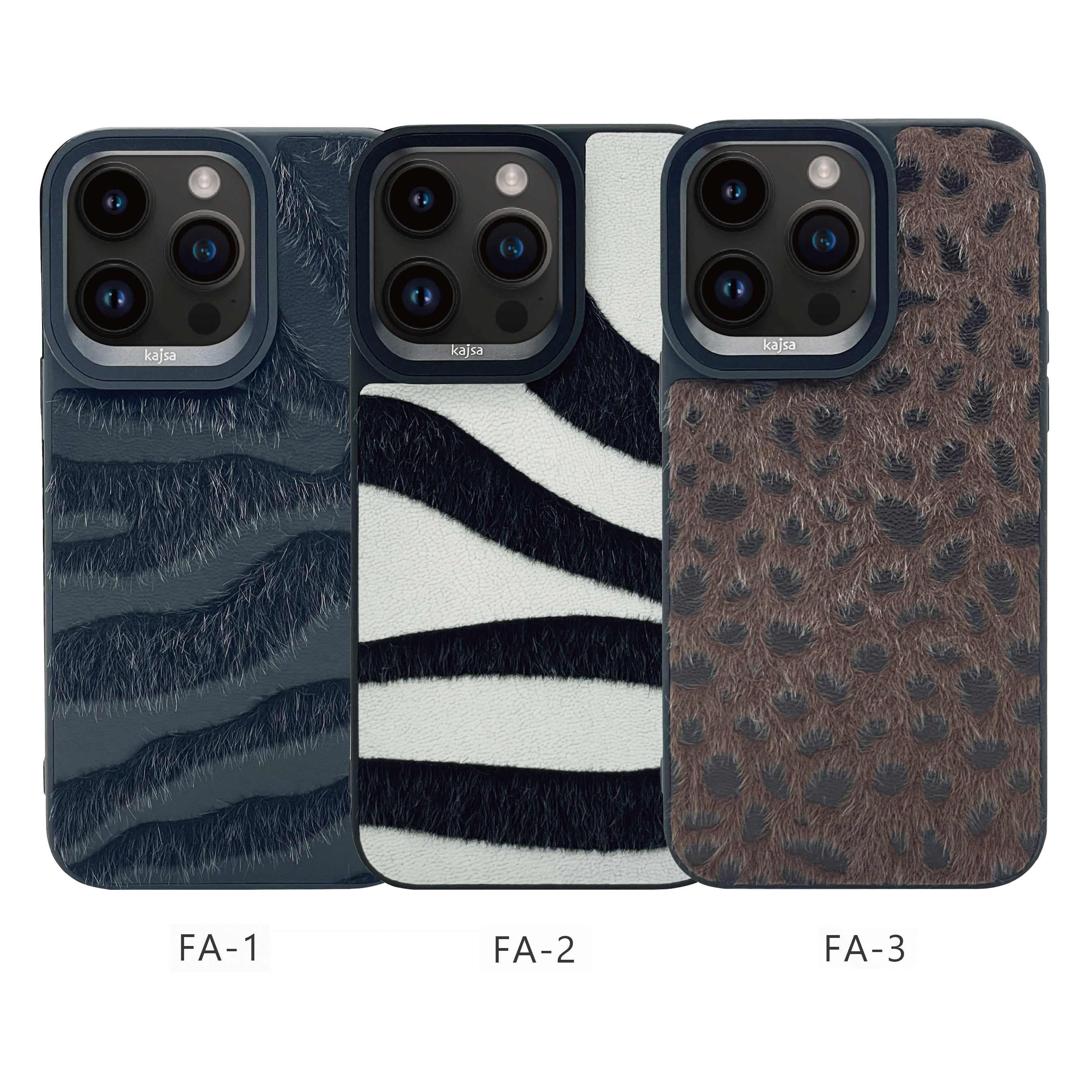 Glamorous Collection - Furry Animal Back Case for iPhone 15