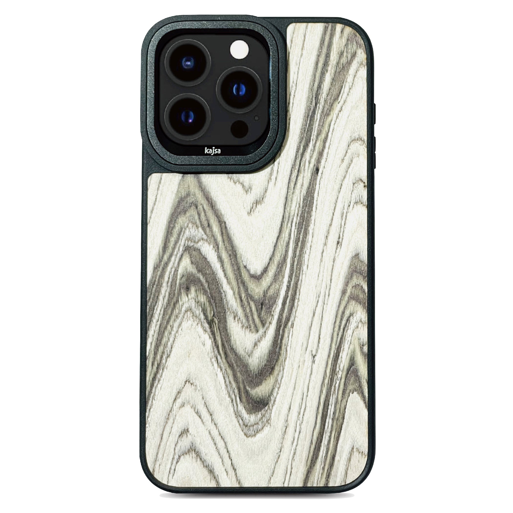 Outdoor Collection - Fancy Wood Back Case for iPhone 15