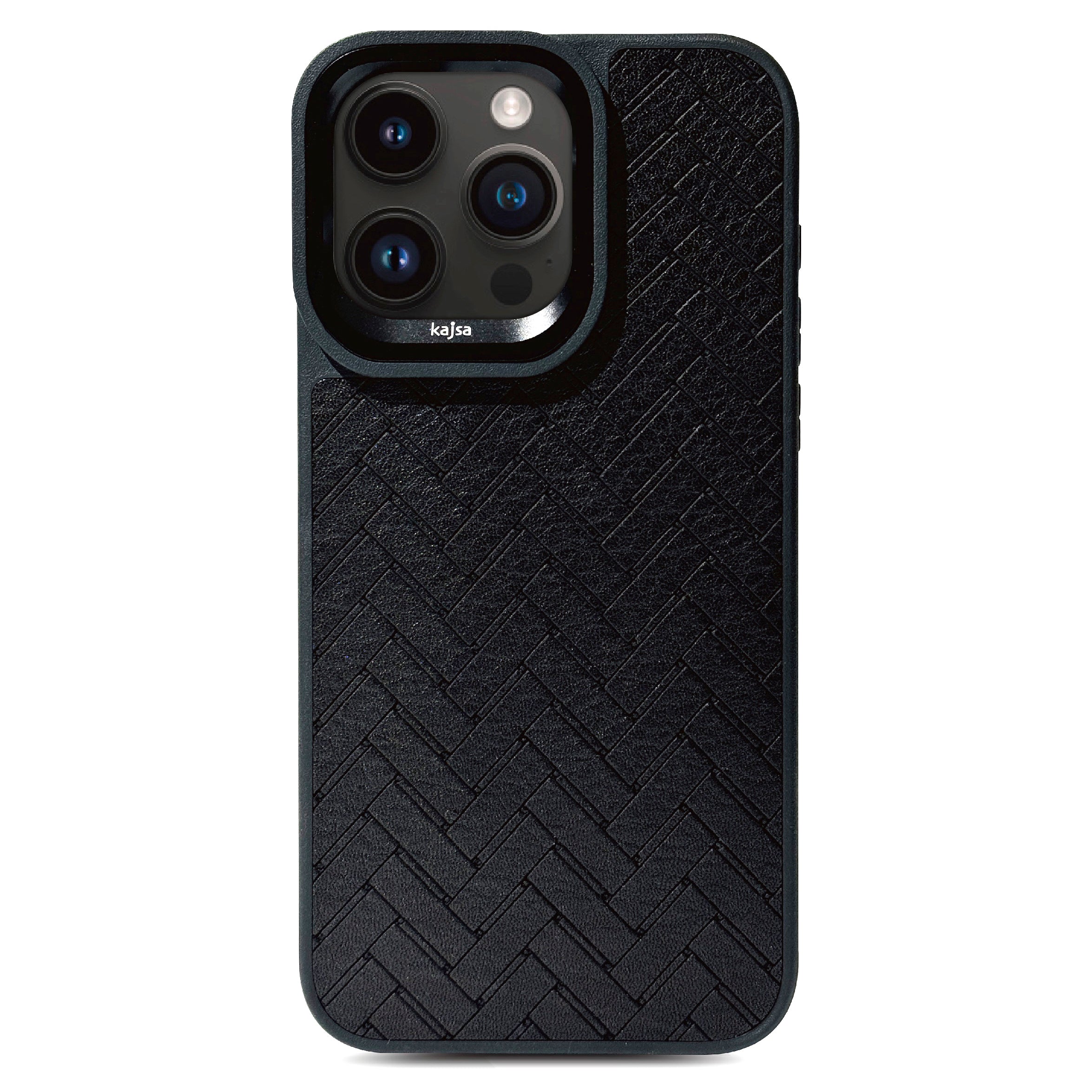 Genuine Leather Dark Series II Back Case for iPhone 15