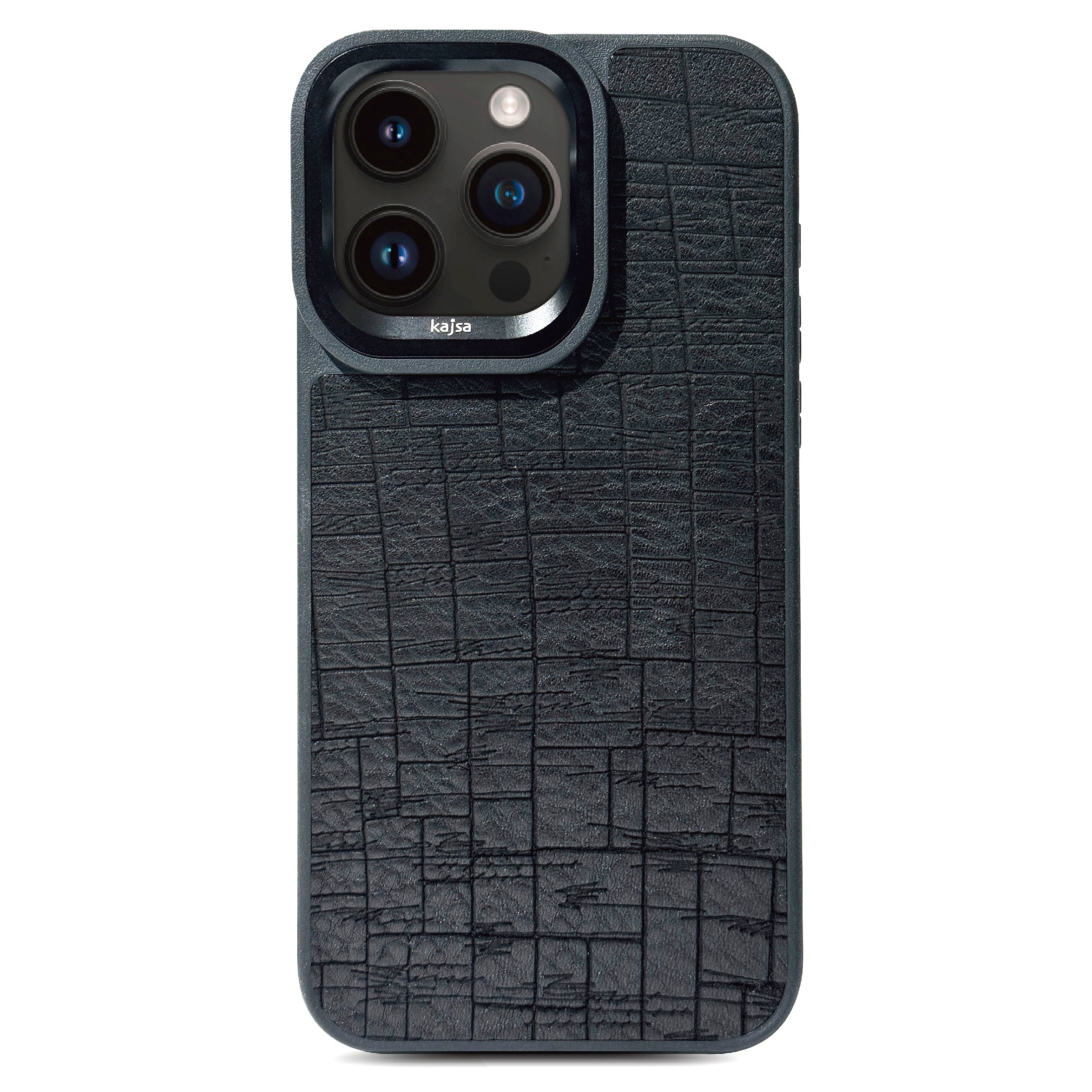 Genuine Leather Dark Series II Back Case for iPhone 15