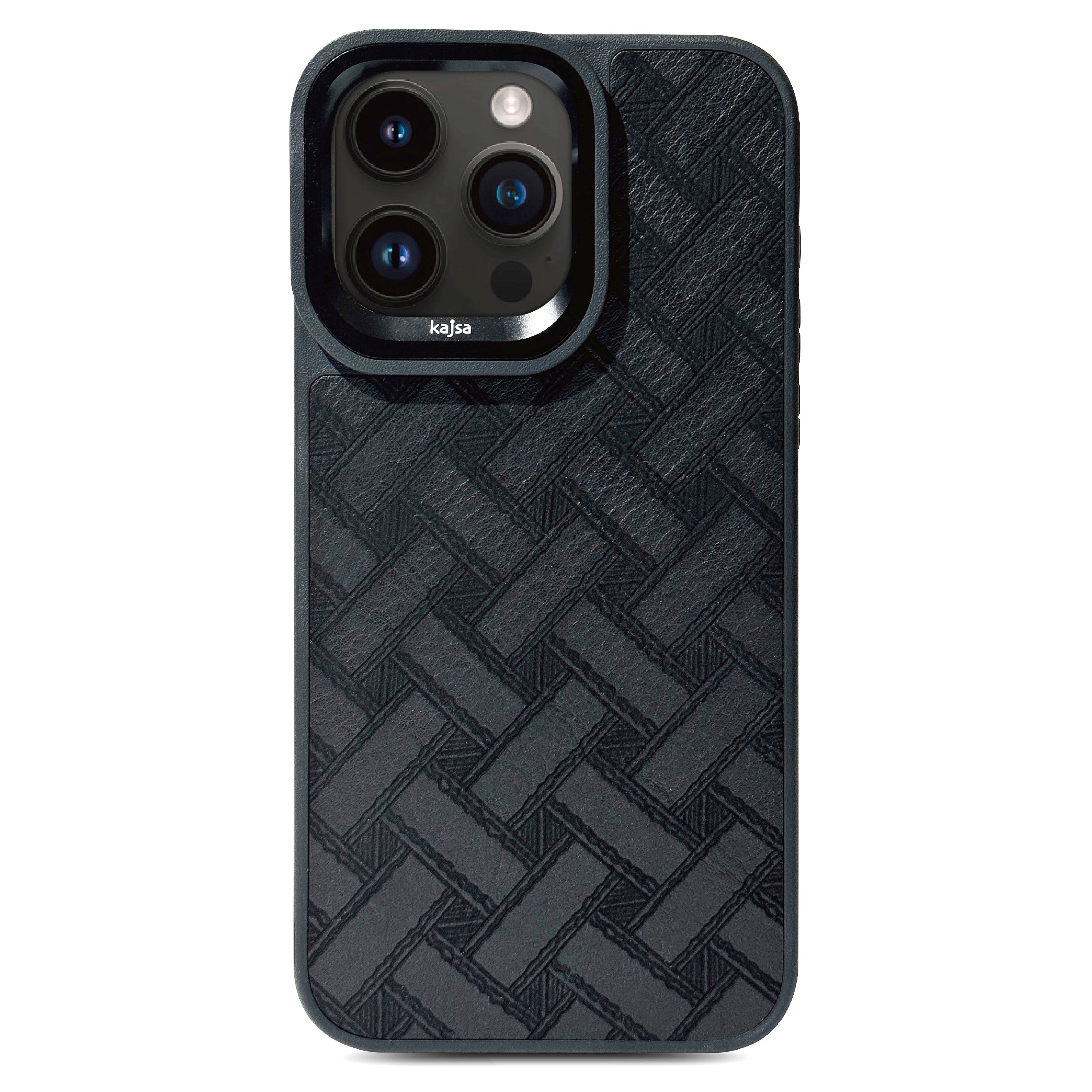 Genuine Leather Dark Series II Back Case for iPhone 15