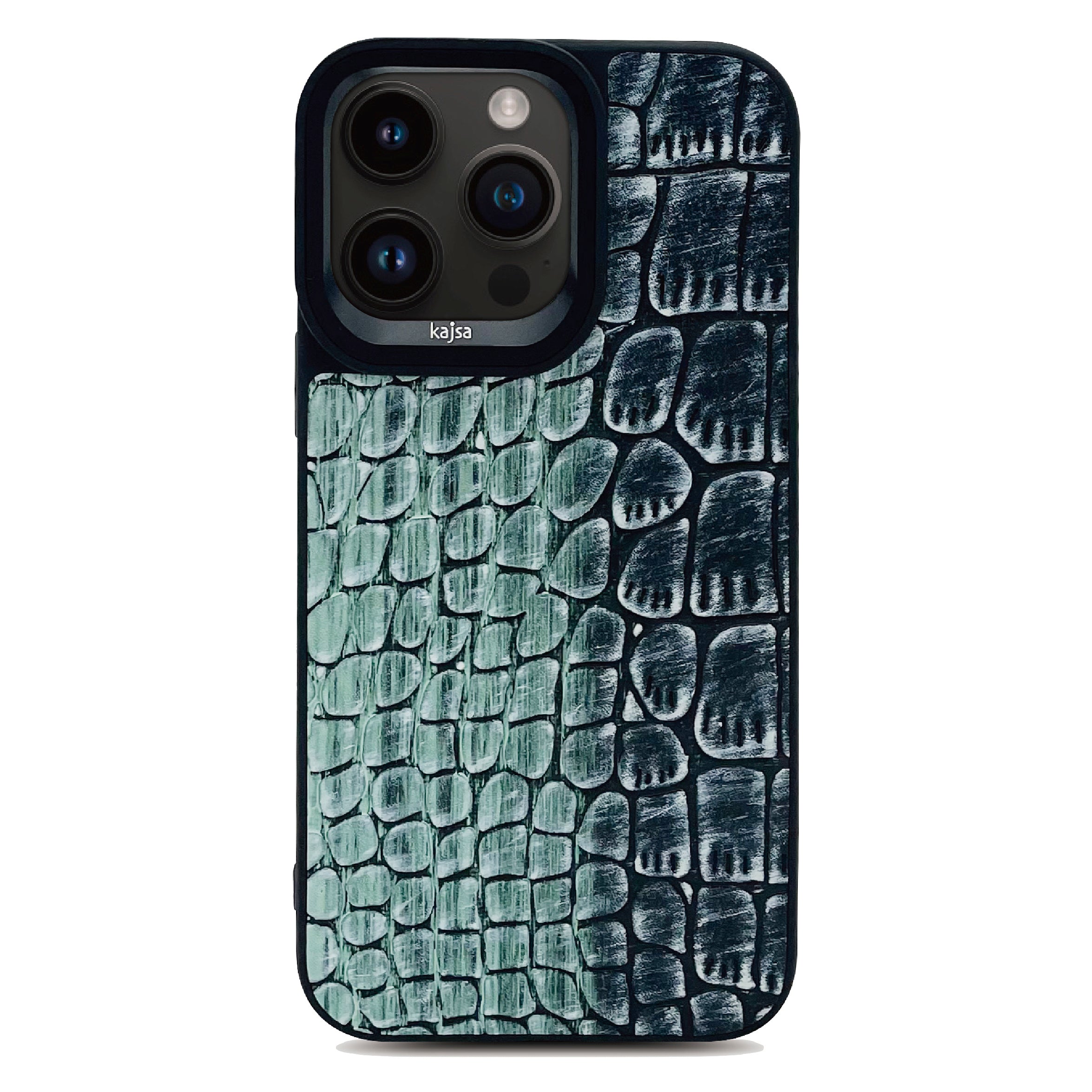 Glamorous Collection - Dual Snake Pattern Back Case for iPhone 15