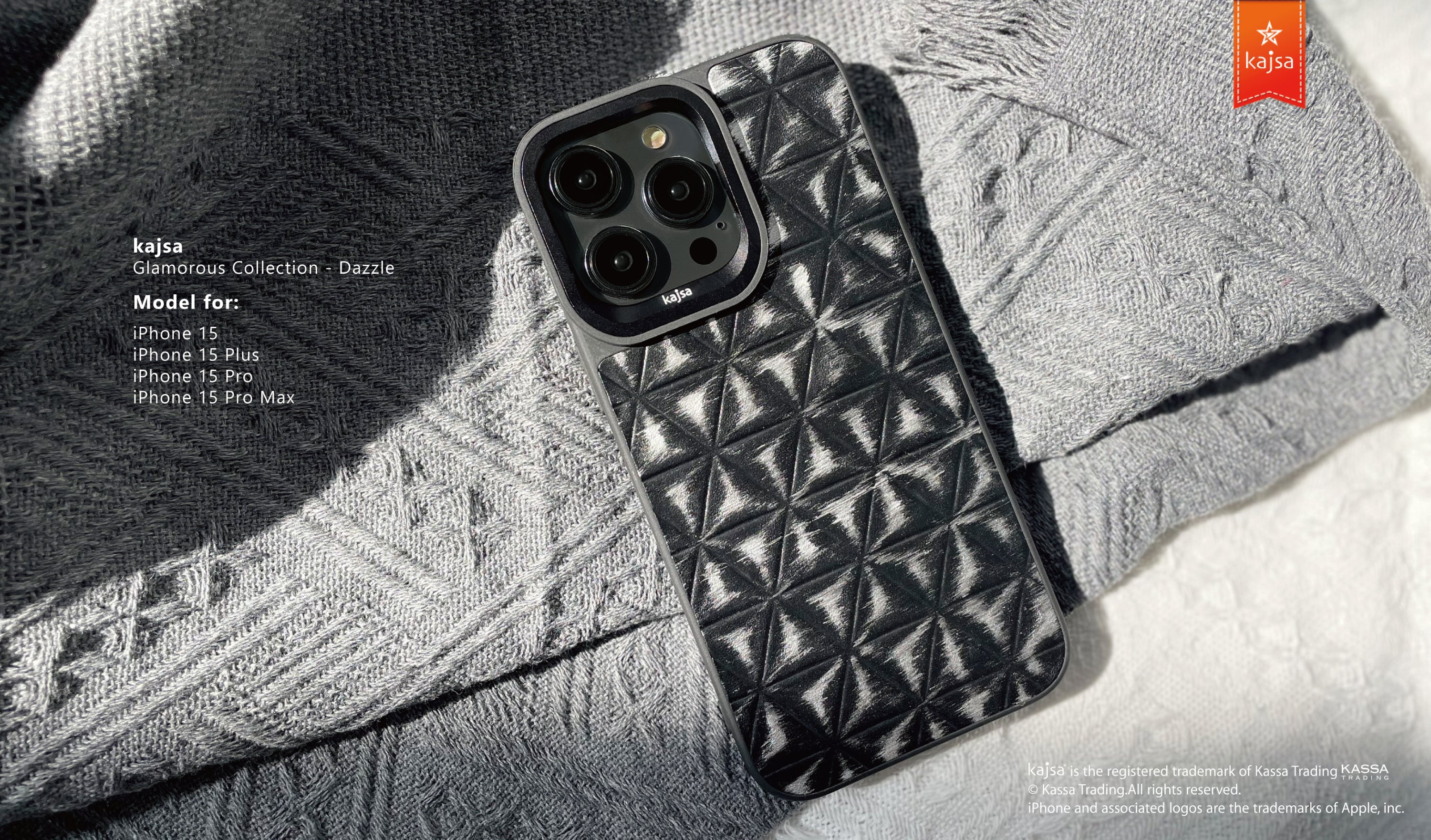 Glamorous Collection - Dazzle Back Case for iPhone 15