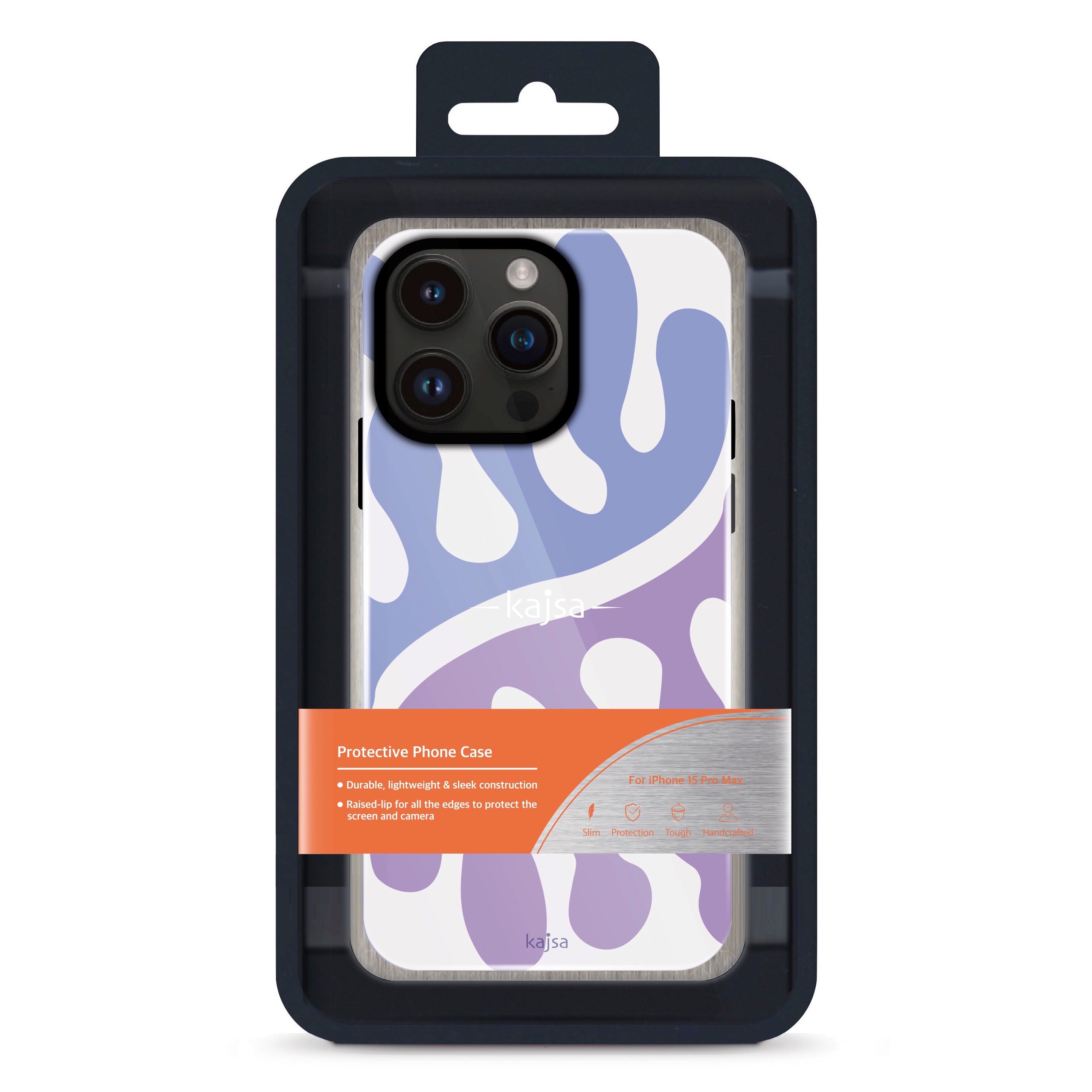 Floral Collection - Lavender Back Case for iPhone 14/15 (LV7)