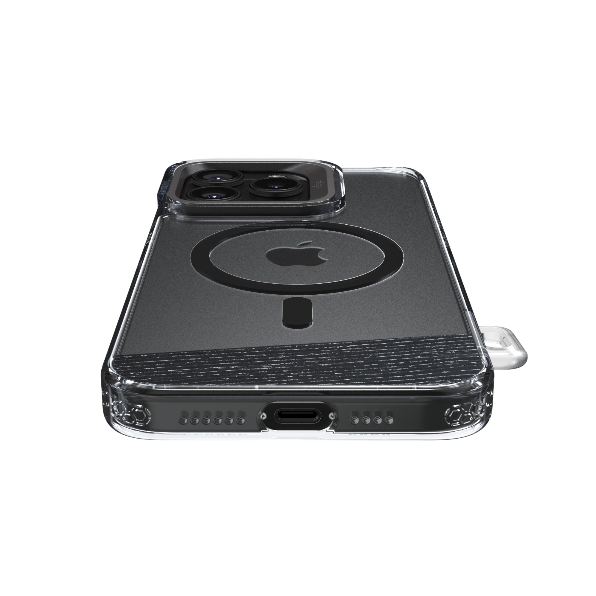 Trans-Shield Collection - Lumber Back Case for iPhone 15 (MagSafe Compatible)