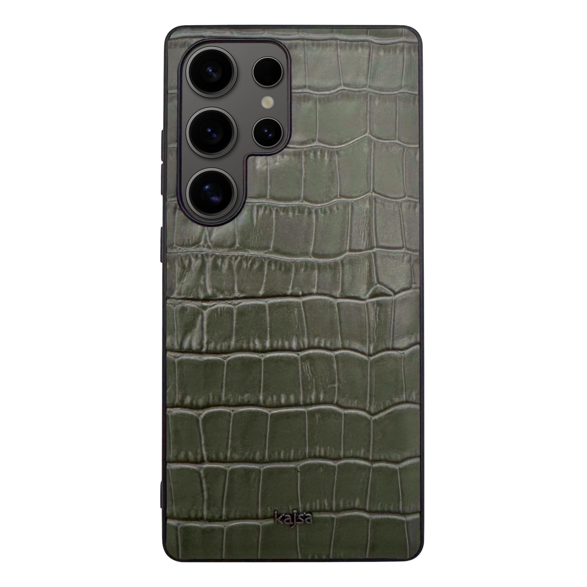 Neo Classic Collection - Genuine Croco Pattern Leather Back Case for Samsung Galaxy S25/S25 Ultra