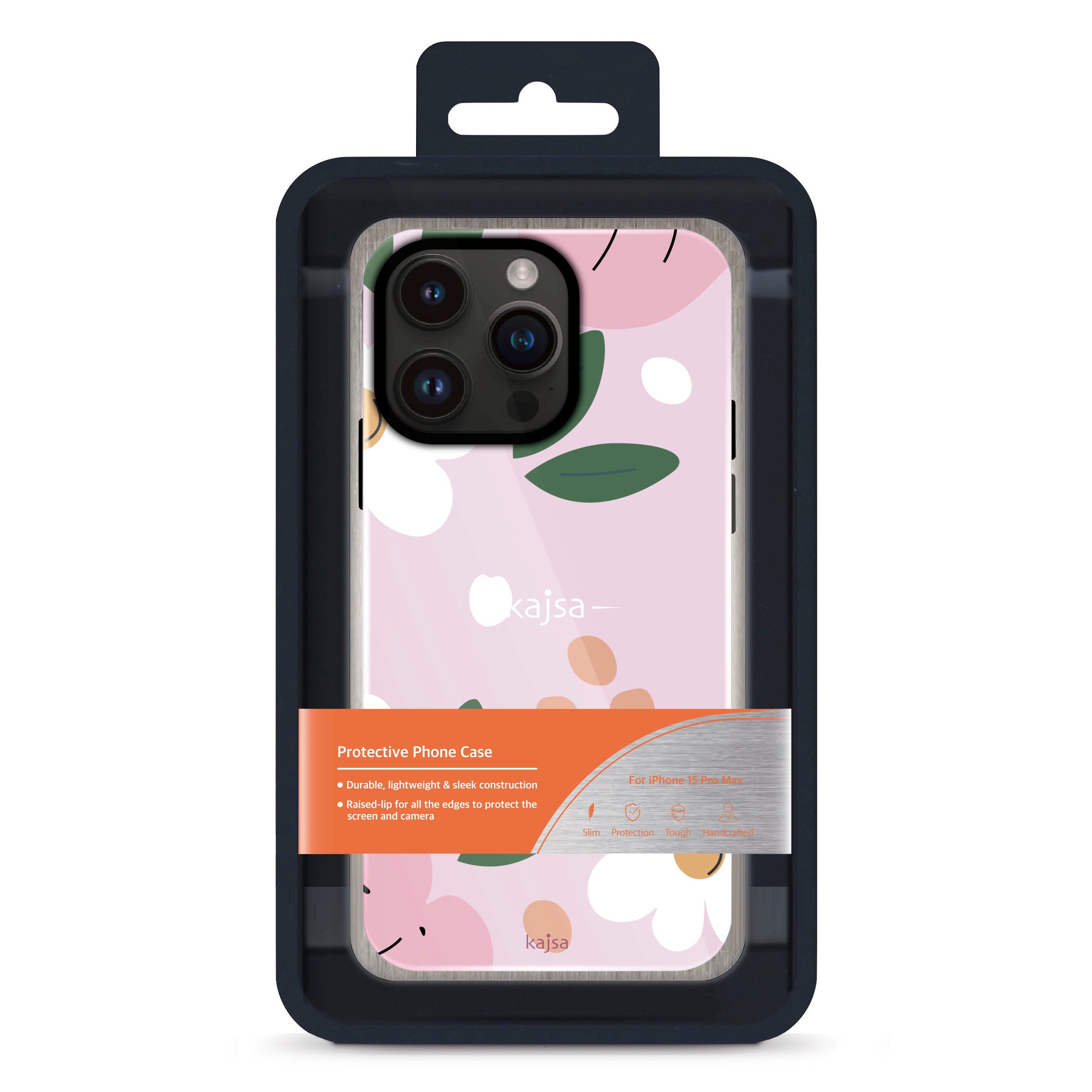 Floral Collection - Pink Lady Back Case for iPhone 14/15 (PL5)