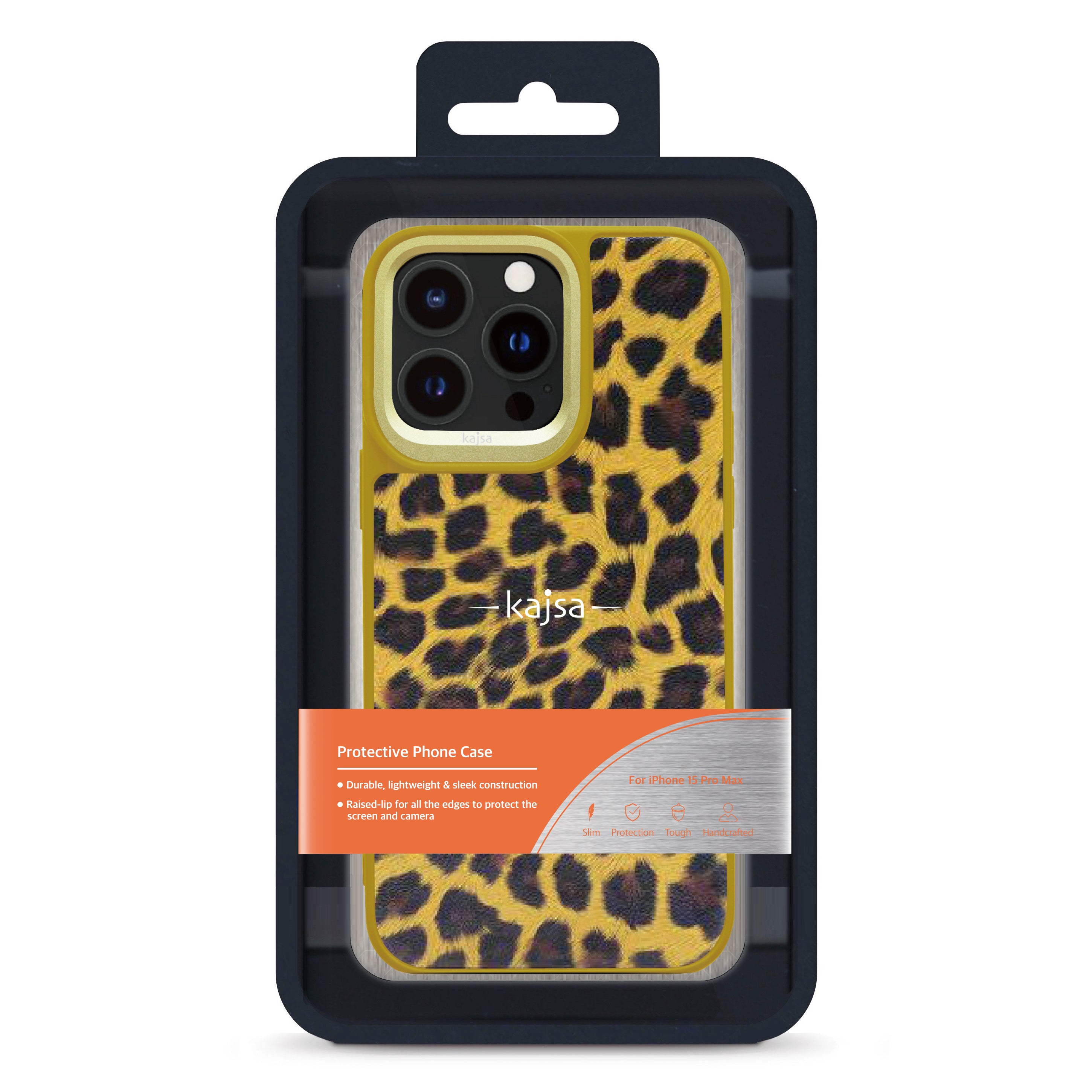 Glamorous Collection - Leopard Pattern Back Case for iPhone 15