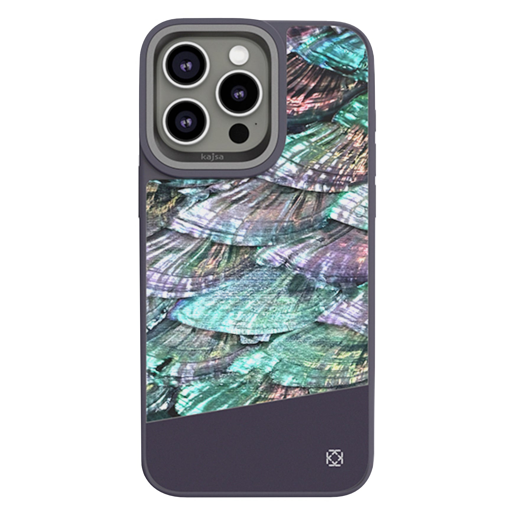 Glamorous Collection - Pearl Patchwork Back Case for iPhone 15