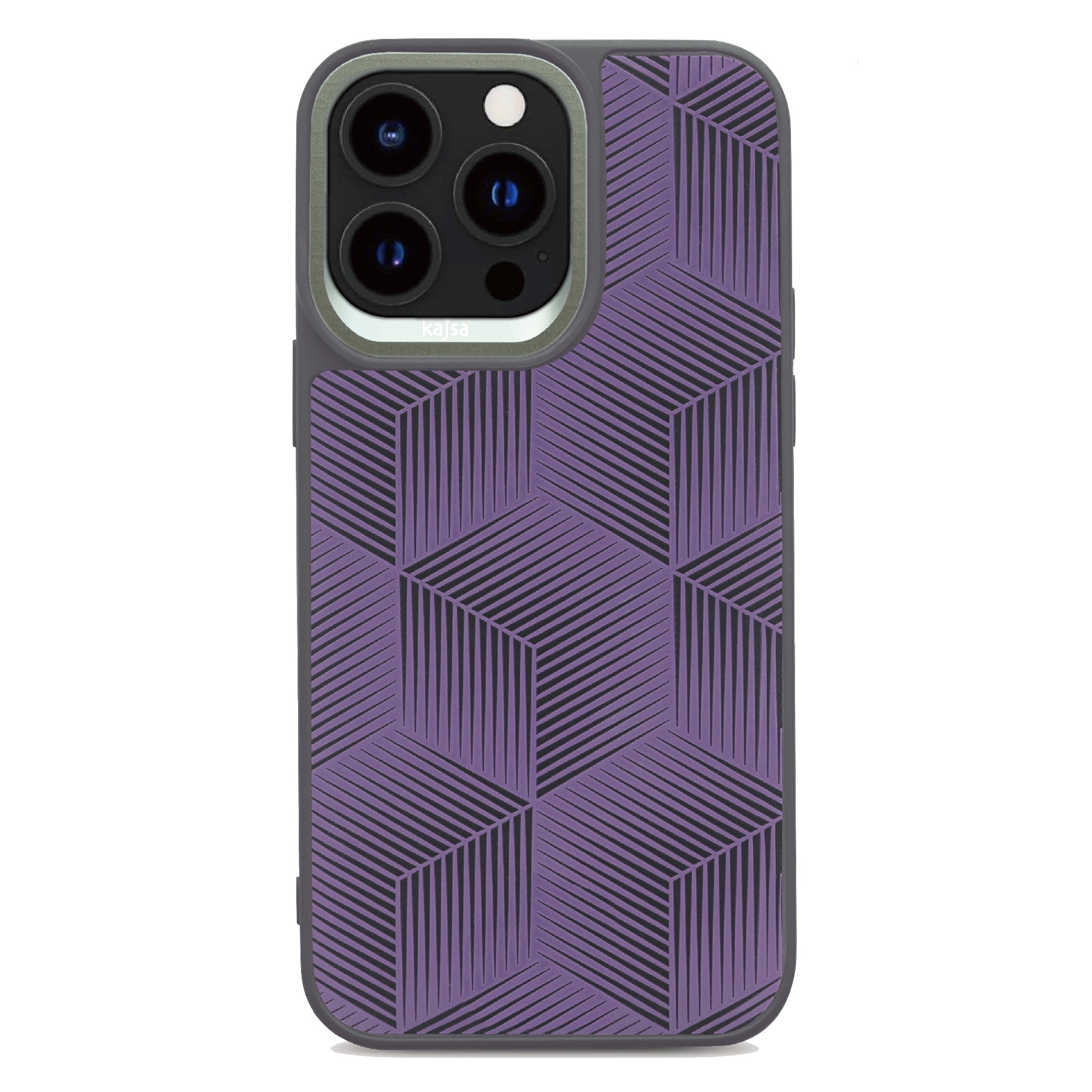 Splendid Series Collection - 3D Cube Pattern Back Case for iPhone 15