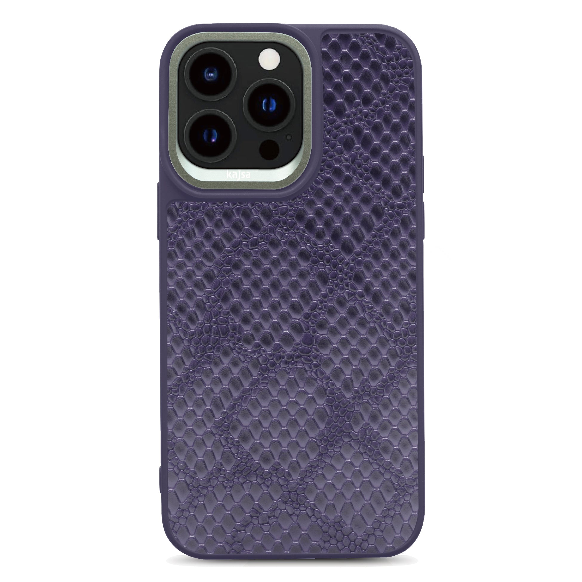 Glamorous Collection - Complex Lizard Back Case for iPhone 15