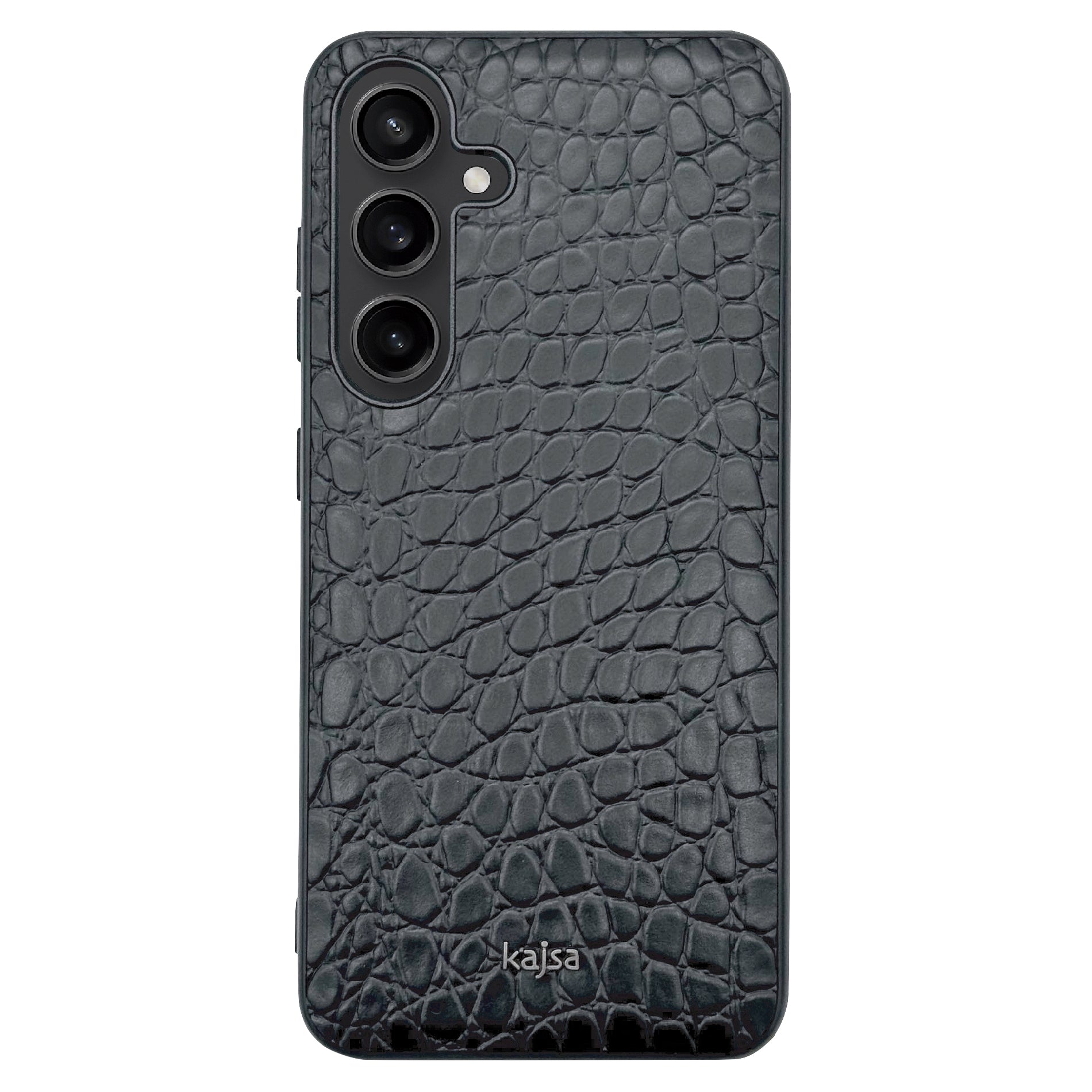 Genuine Leather Rock Pattern Back Case for Samsung Galaxy S24/S24+/S24 Ultra