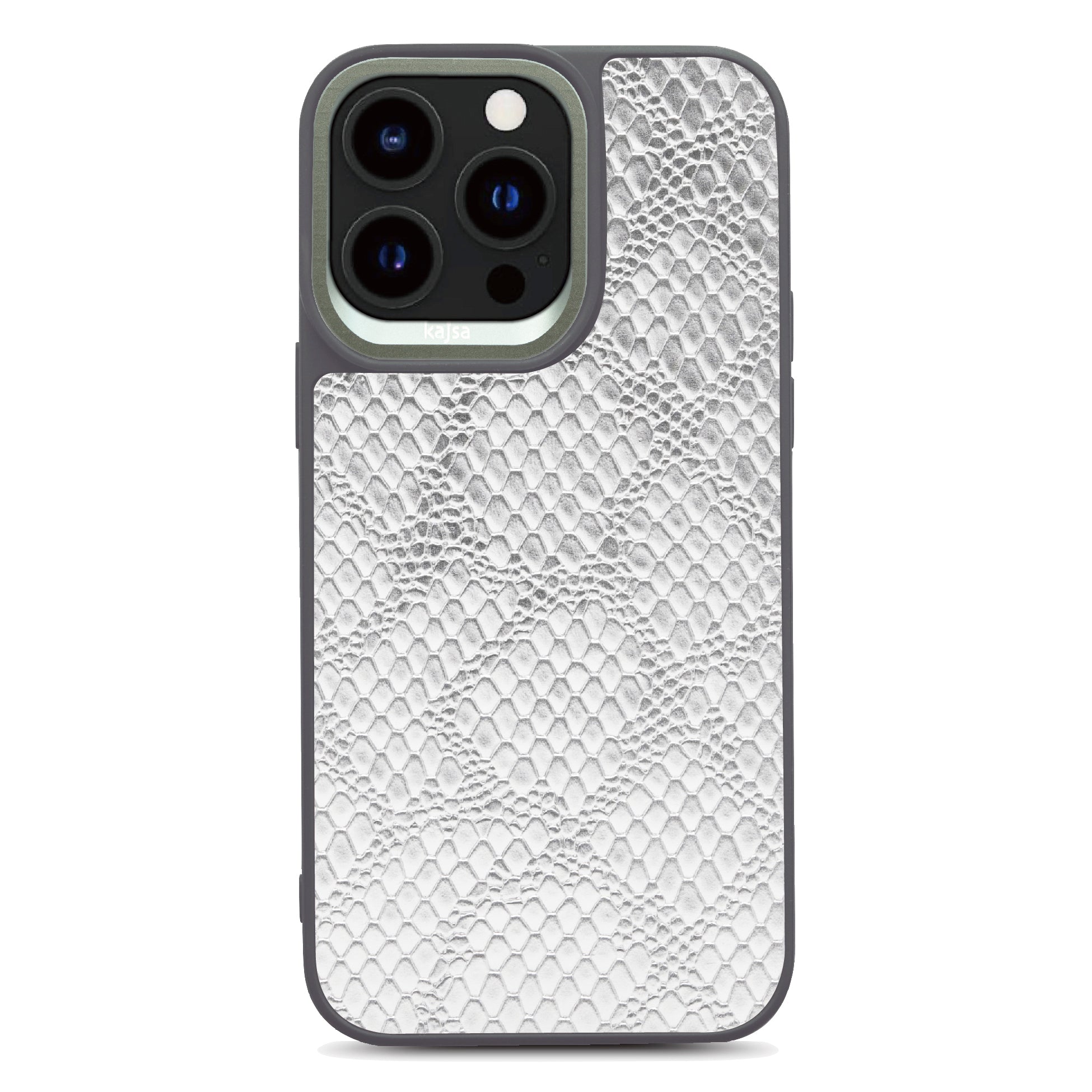 Glamorous Collection - Complex Lizard Back Case for iPhone 15