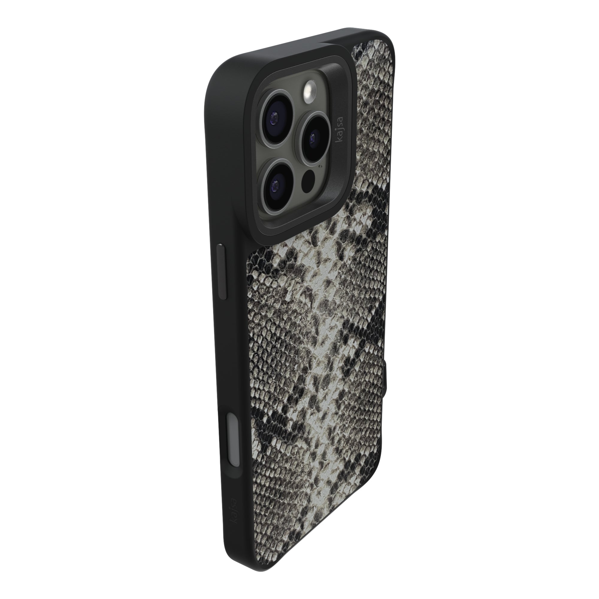 Glamorous Collection - Genuine Leather Snake Pattern Back Case for iPhone 16 (MagSafe Compatible)-Phone Case-kajsa-phone case - phone cases- phone cover- iphone cover- iphone case- iphone cases- leather case- leather cases- DIYCASE - custom case - leather cover - hand strap case - croco pattern case - snake pattern case - carbon fiber phone case - phone case brand - unique phone case - high quality - phone case brand - protective case - buy phone case hong kong - online buy phone case - iphone‎手機殼 - 客製化手機殼 
