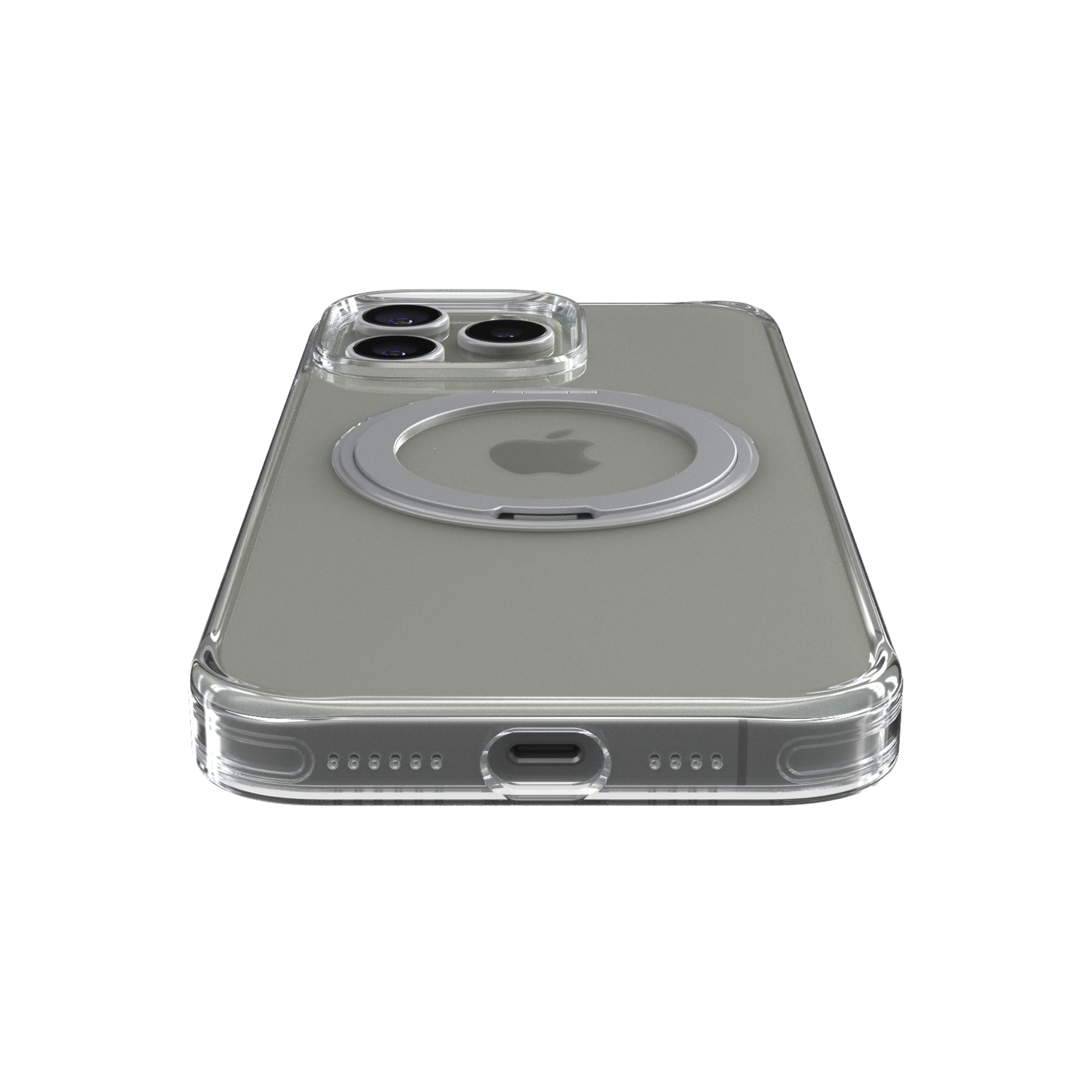 Trans-Shield Collection - Swivel Full PC Back Case for iPhone 16 (MagSafe Compatible)