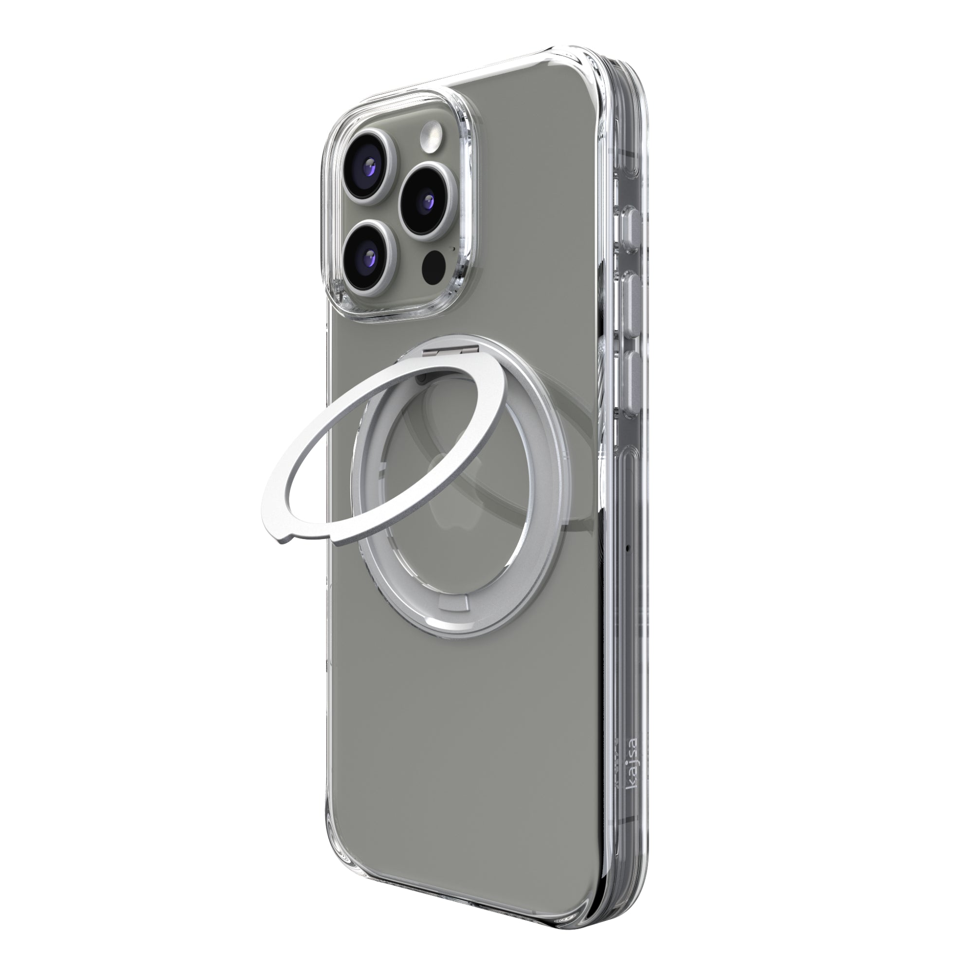 Trans-Shield Collection - Swivel Full PC Back Case for iPhone 16 (MagSafe Compatible)