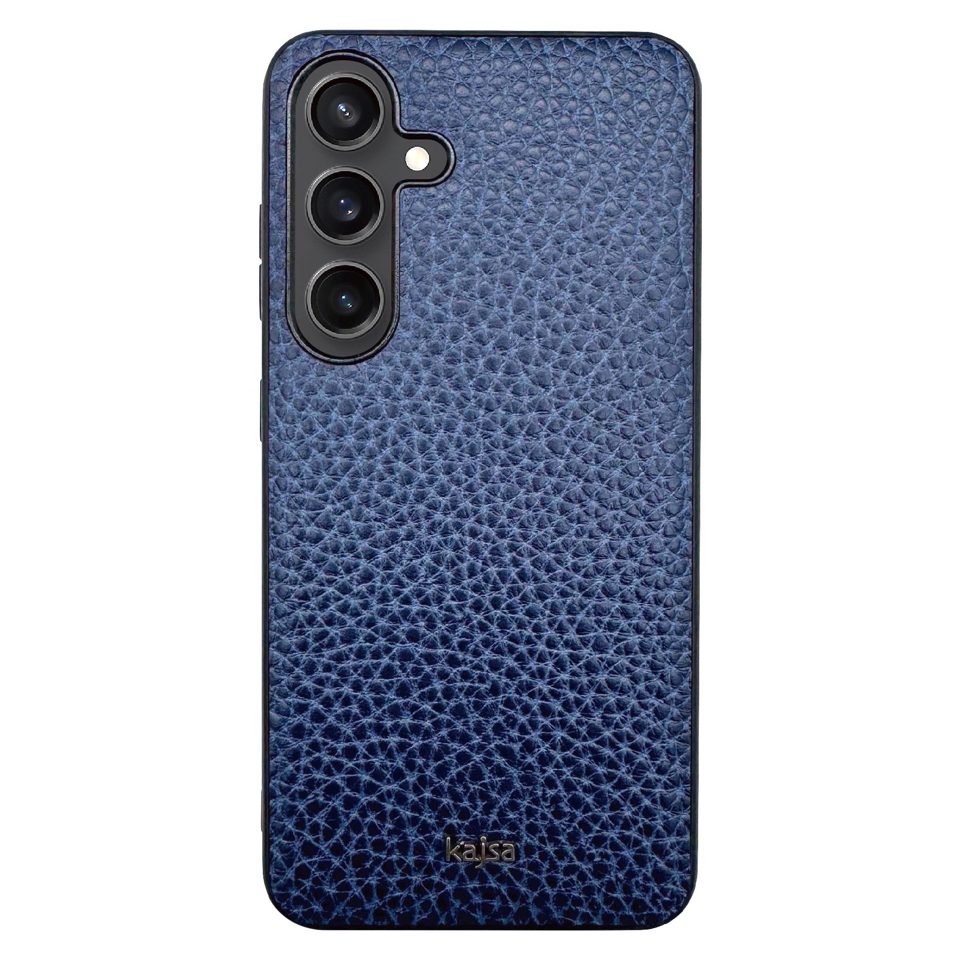 Genuine Leather Togo Litchi Pattern Back Case for Samsung Galaxy S24/S24+/S24 Ultra
