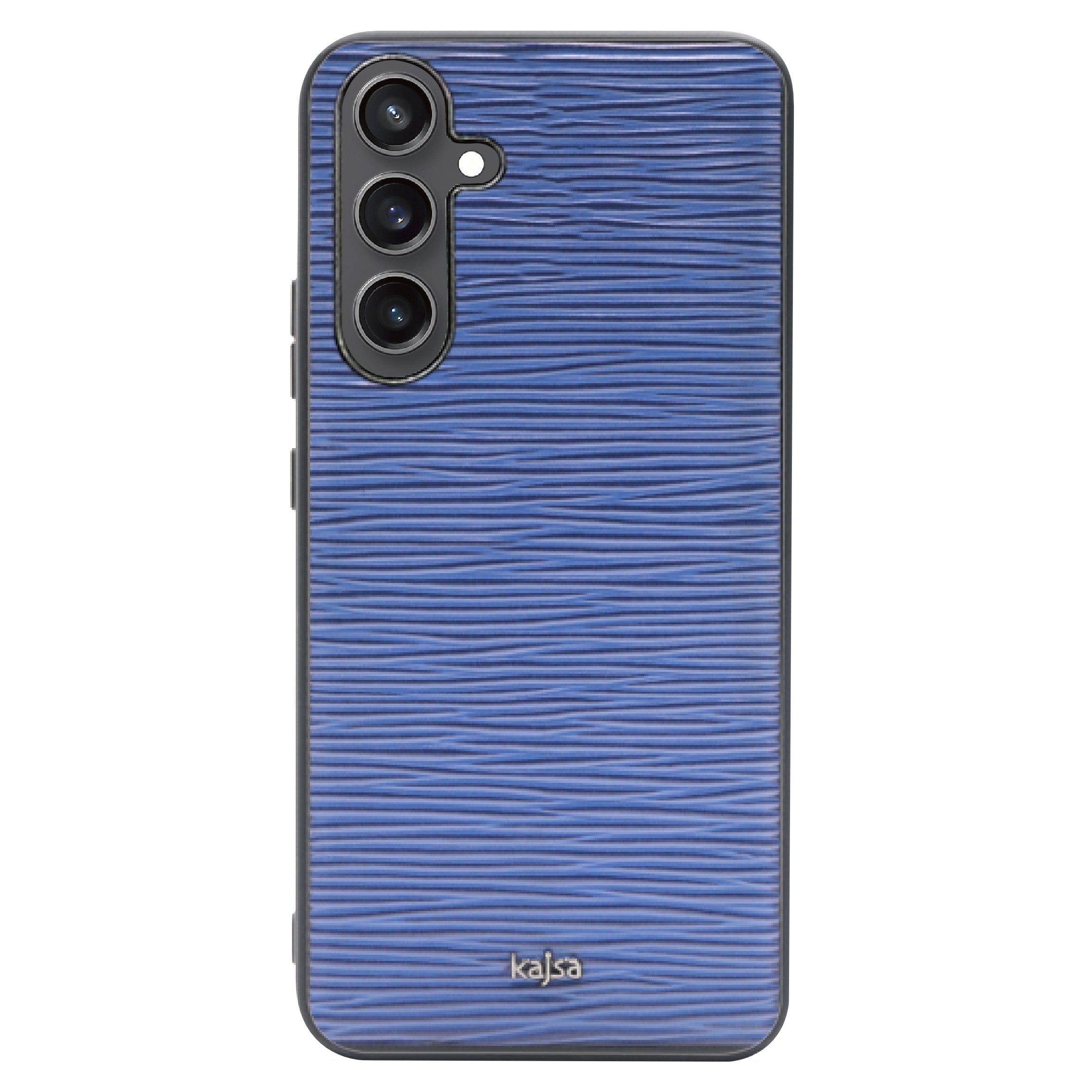 Genuine Leather Wave Pattern Back Case for Samsung Galaxy S24/S24+/S24 Ultra