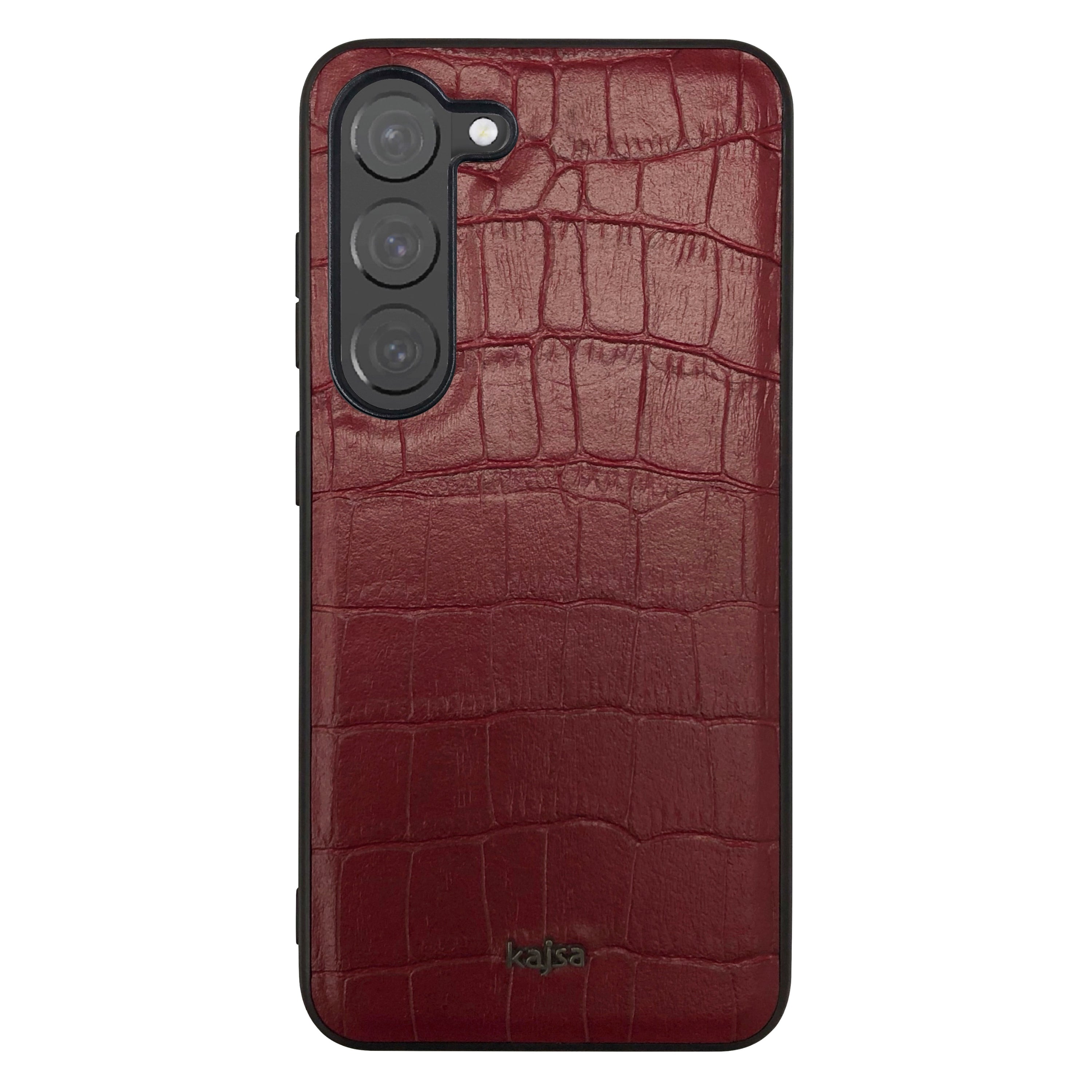 Neo Classic Collection - Genuine Croco Pattern Leather Back Case for Samsung Galaxy S23/S23+/S23 Ultra-Phone Case- phone case - phone cases- phone cover- iphone cover- iphone case- iphone cases- leather case- leather cases- DIYCASE - custom case - leather cover - hand strap case - croco pattern case - snake pattern case - carbon fiber phone case - phone case brand - unique phone case - high quality - phone case brand - protective case - buy phone case hong kong - online buy phone case - iphone‎手機殼 - 客製化手機殼 