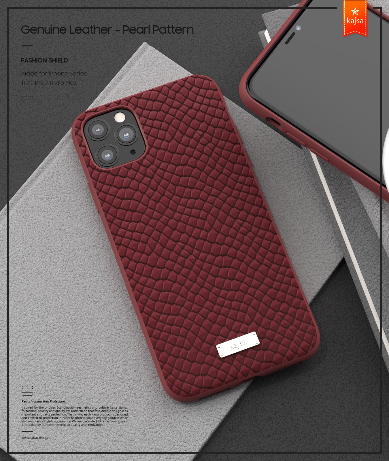 Genuine Leather Pearl Pattern Back Case for iPhone 11 / 11 Pro / 11 Pro Max-Phone Case- phone case - phone cases- phone cover- iphone cover- iphone case- iphone cases- leather case- leather cases- DIYCASE - custom case - leather cover - hand strap case - croco pattern case - snake pattern case - carbon fiber phone case - phone case brand - unique phone case - high quality - phone case brand - protective case - buy phone case hong kong - online buy phone case - iphone‎手機殼 - 客製化手機殼 - samsung ‎手機殼 - 香港手機殼 - 買電