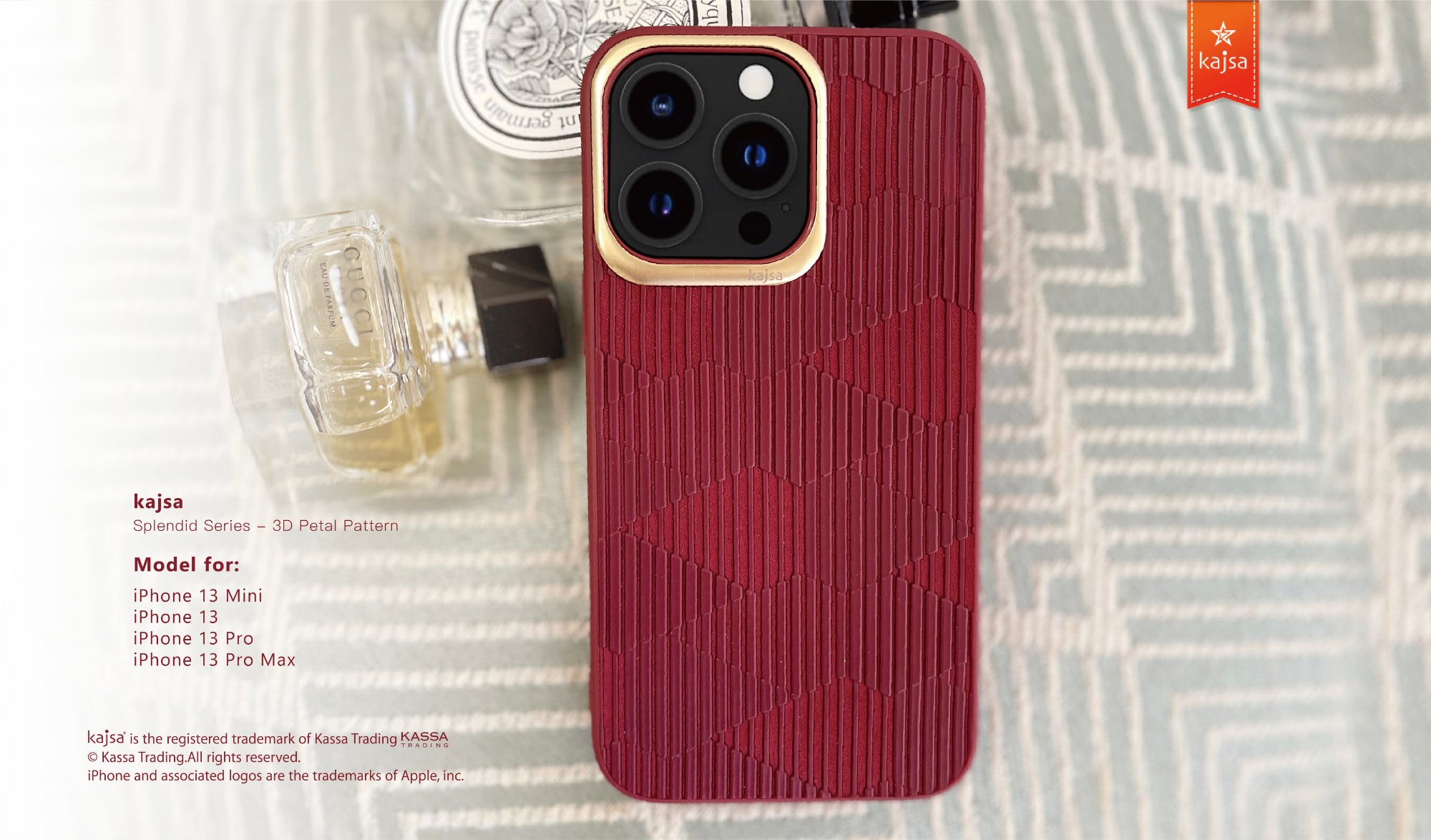 Splendid Series Collection - 3D Petal Pattern Back Case for iPhone 13-Phone Case- phone case - phone cases- phone cover- iphone cover- iphone case- iphone cases- leather case- leather cases- DIYCASE - custom case - leather cover - hand strap case - croco pattern case - snake pattern case - carbon fiber phone case - phone case brand - unique phone case - high quality - phone case brand - protective case - buy phone case hong kong - online buy phone case - iphone‎手機殼 - 客製化手機殼 - samsung ‎手機殼 - 香港手機殼 - 買電話殼