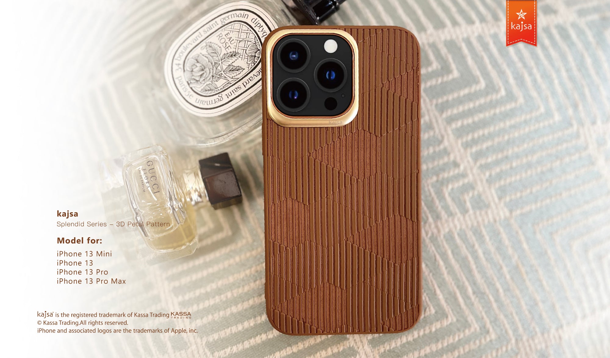 Splendid Series Collection - 3D Petal Pattern Back Case for iPhone 13-Phone Case- phone case - phone cases- phone cover- iphone cover- iphone case- iphone cases- leather case- leather cases- DIYCASE - custom case - leather cover - hand strap case - croco pattern case - snake pattern case - carbon fiber phone case - phone case brand - unique phone case - high quality - phone case brand - protective case - buy phone case hong kong - online buy phone case - iphone‎手機殼 - 客製化手機殼 - samsung ‎手機殼 - 香港手機殼 - 買電話殼