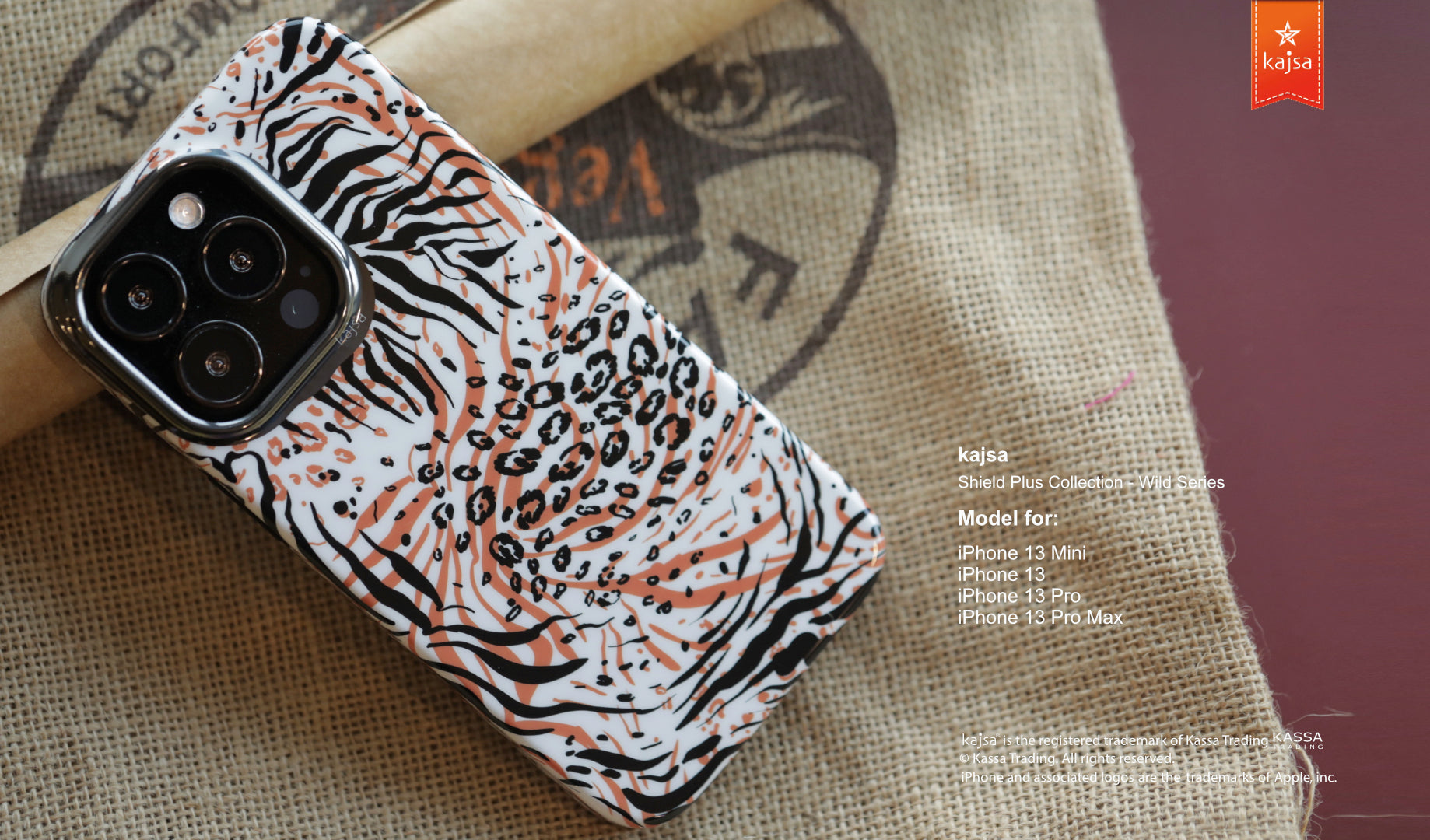 Shield Plus Collection - Wild Series Back Cover for iPhone 13-Phone Case- phone case - phone cases- phone cover- iphone cover- iphone case- iphone cases- leather case- leather cases- DIYCASE - custom case - leather cover - hand strap case - croco pattern case - snake pattern case - carbon fiber phone case - phone case brand - unique phone case - high quality - phone case brand - protective case - buy phone case hong kong - online buy phone case - iphone‎手機殼 - 客製化手機殼 - samsung ‎手機殼 - 香港手機殼 - 買電話殼