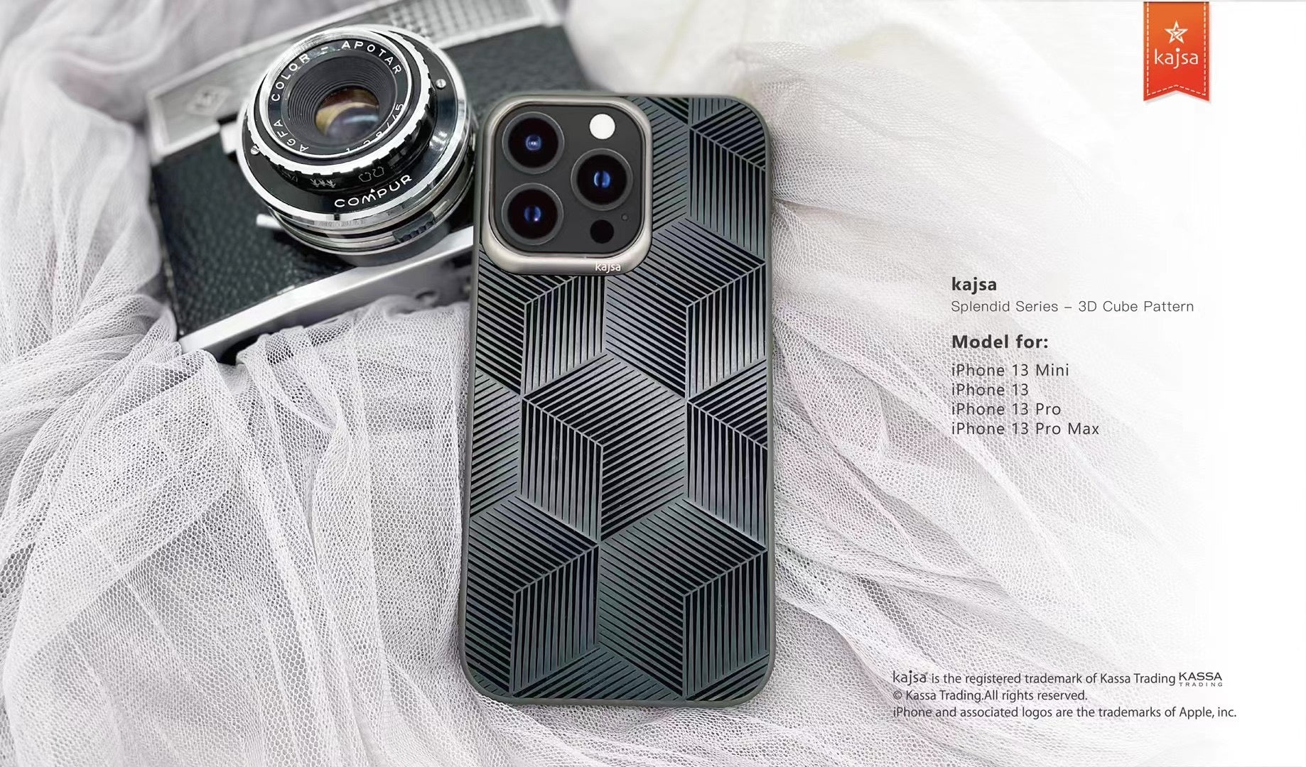 Splendid Series Collection - 3D Cube Pattern Back Case for iPhone 13-Phone Case- phone case - phone cases- phone cover- iphone cover- iphone case- iphone cases- leather case- leather cases- DIYCASE - custom case - leather cover - hand strap case - croco pattern case - snake pattern case - carbon fiber phone case - phone case brand - unique phone case - high quality - phone case brand - protective case - buy phone case hong kong - online buy phone case - iphone‎手機殼 - 客製化手機殼 - samsung ‎手機殼 - 香港手機殼 - 買電話殼