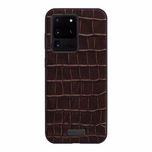 Neo Classic Collection - Genuine Croco Pattern Leather Back Case for Samsung Galaxy S20/S20+/S20 Ultra-Phone Case- phone case - phone cases- phone cover- iphone cover- iphone case- iphone cases- leather case- leather cases- DIYCASE - custom case - leather cover - hand strap case - croco pattern case - snake pattern case - carbon fiber phone case - phone case brand - unique phone case - high quality - phone case brand - protective case - buy phone case hong kong - online buy phone case - iphone‎手機殼 - 客製化手機殼 