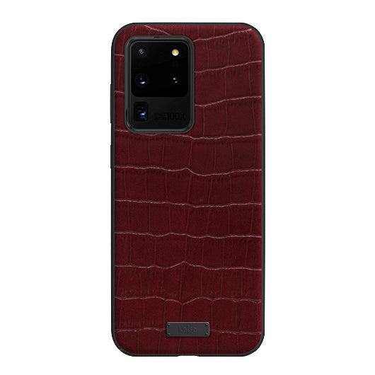 Neo Classic Collection - Genuine Croco Pattern Leather Back Case for Samsung Galaxy S20/S20+/S20 Ultra-Phone Case- phone case - phone cases- phone cover- iphone cover- iphone case- iphone cases- leather case- leather cases- DIYCASE - custom case - leather cover - hand strap case - croco pattern case - snake pattern case - carbon fiber phone case - phone case brand - unique phone case - high quality - phone case brand - protective case - buy phone case hong kong - online buy phone case - iphone‎手機殼 - 客製化手機殼 